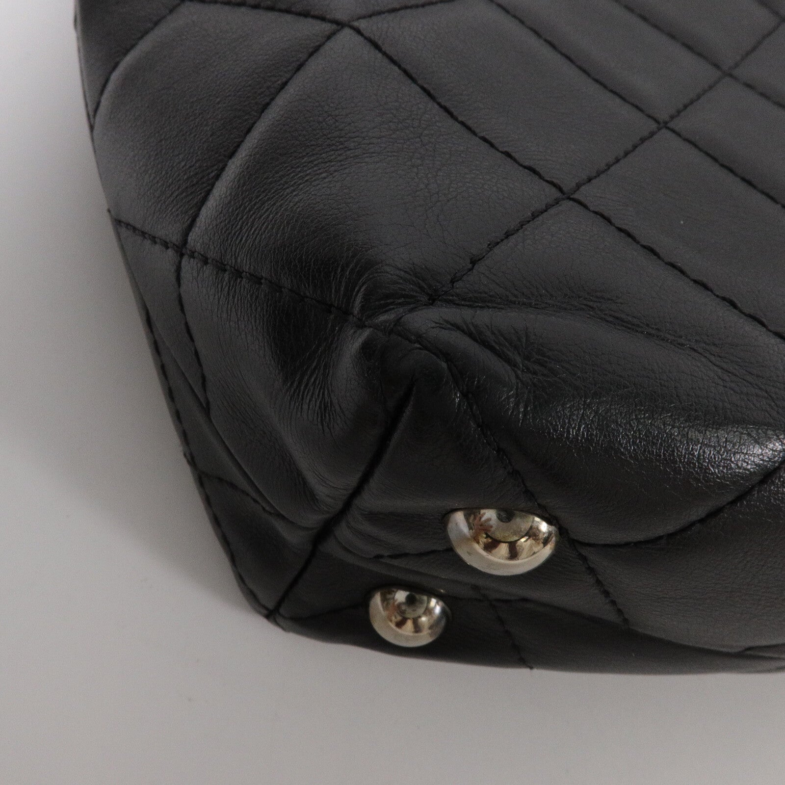 CHANEL 牛皮皮革Tote Bag鏈帶肩背袋