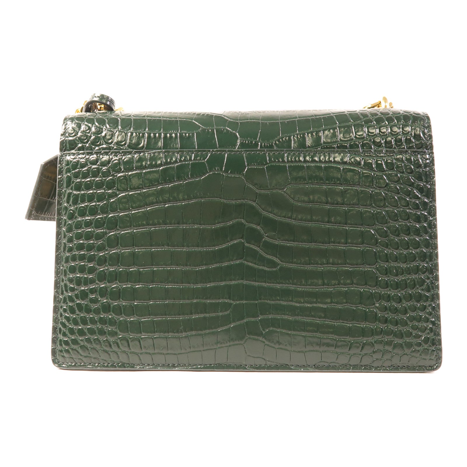 SAINT LAURENT 牛皮皮革Sunset Medium金扣鏈帶肩背袋