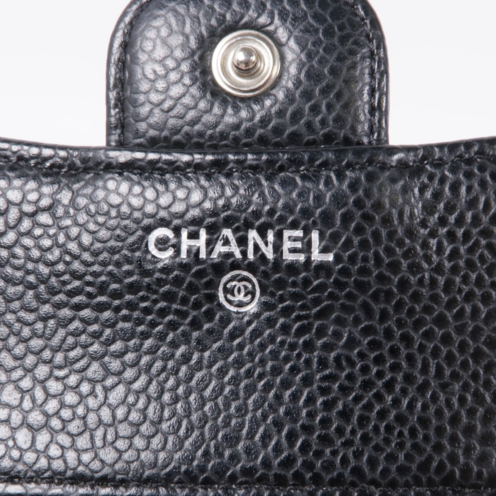 CHANEL 牛皮皮革銀扣Wallet錢包