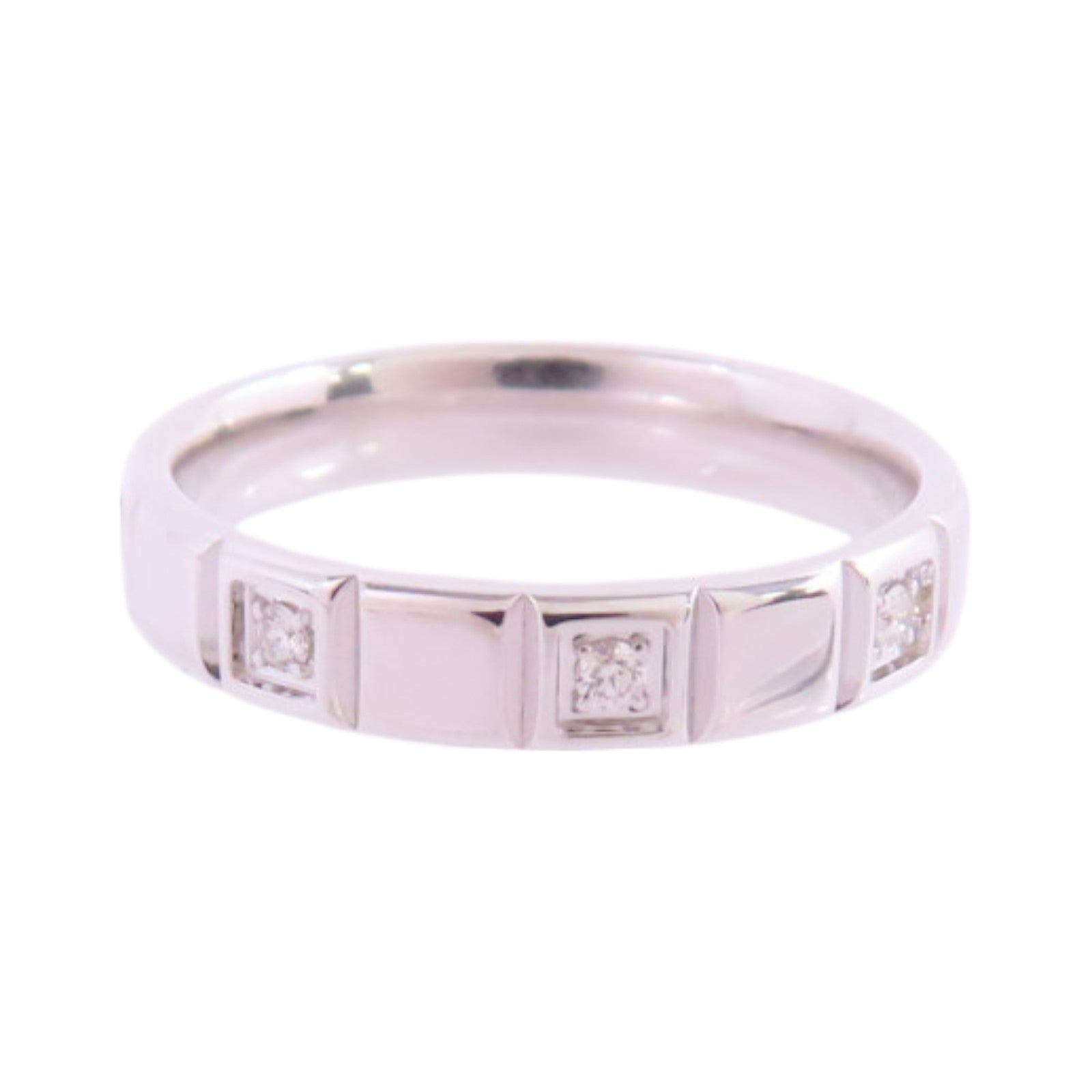 JEWELRY 【激減優惠】18K白金/鑽石Diamond Ring戒指US#3.75