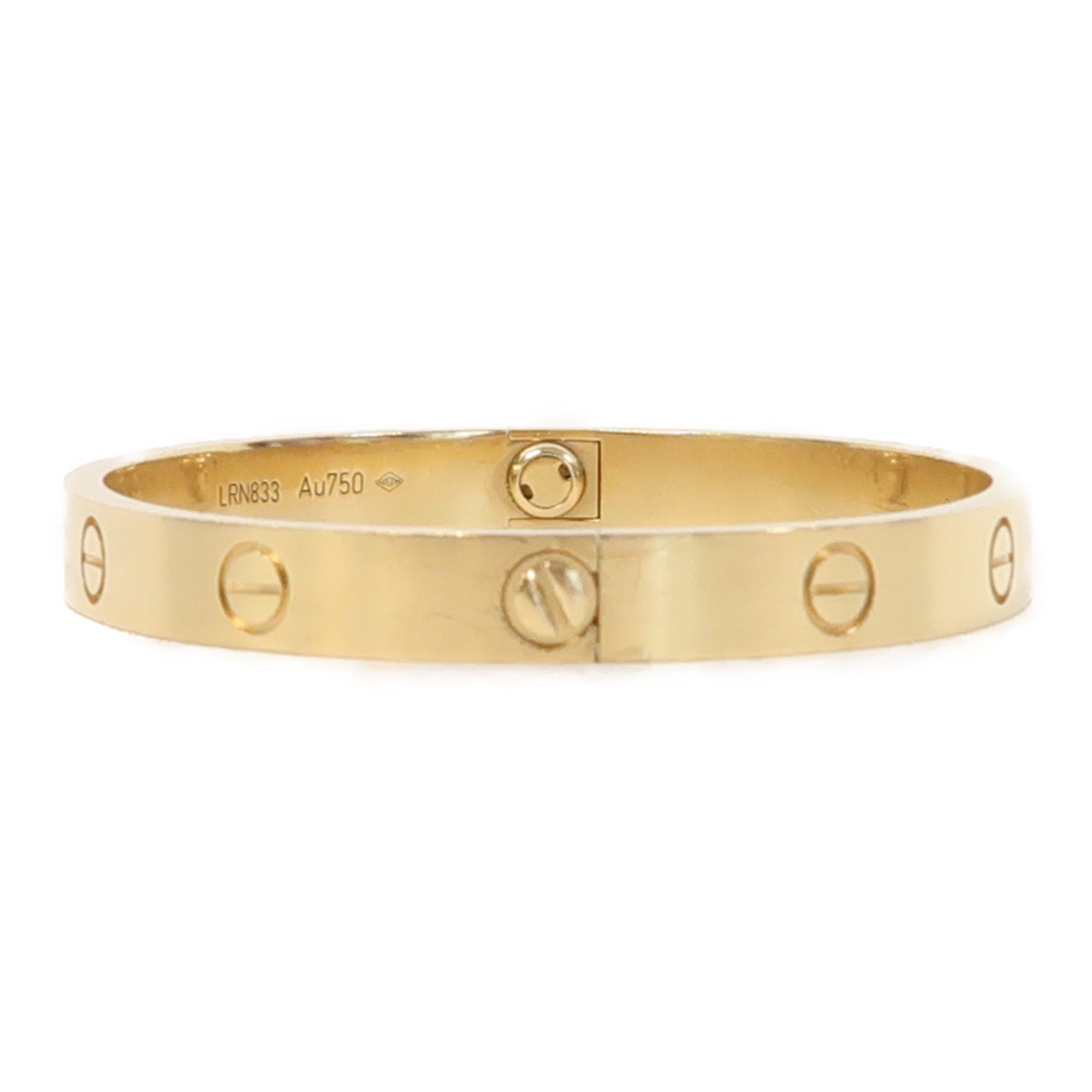 CARTIER 18K黃金Love Bracelet手鐲