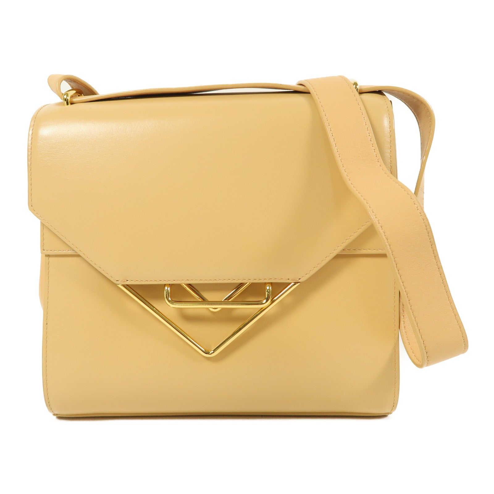 BOTTEGA VENETA 牛皮皮革The Clip金扣肩背袋