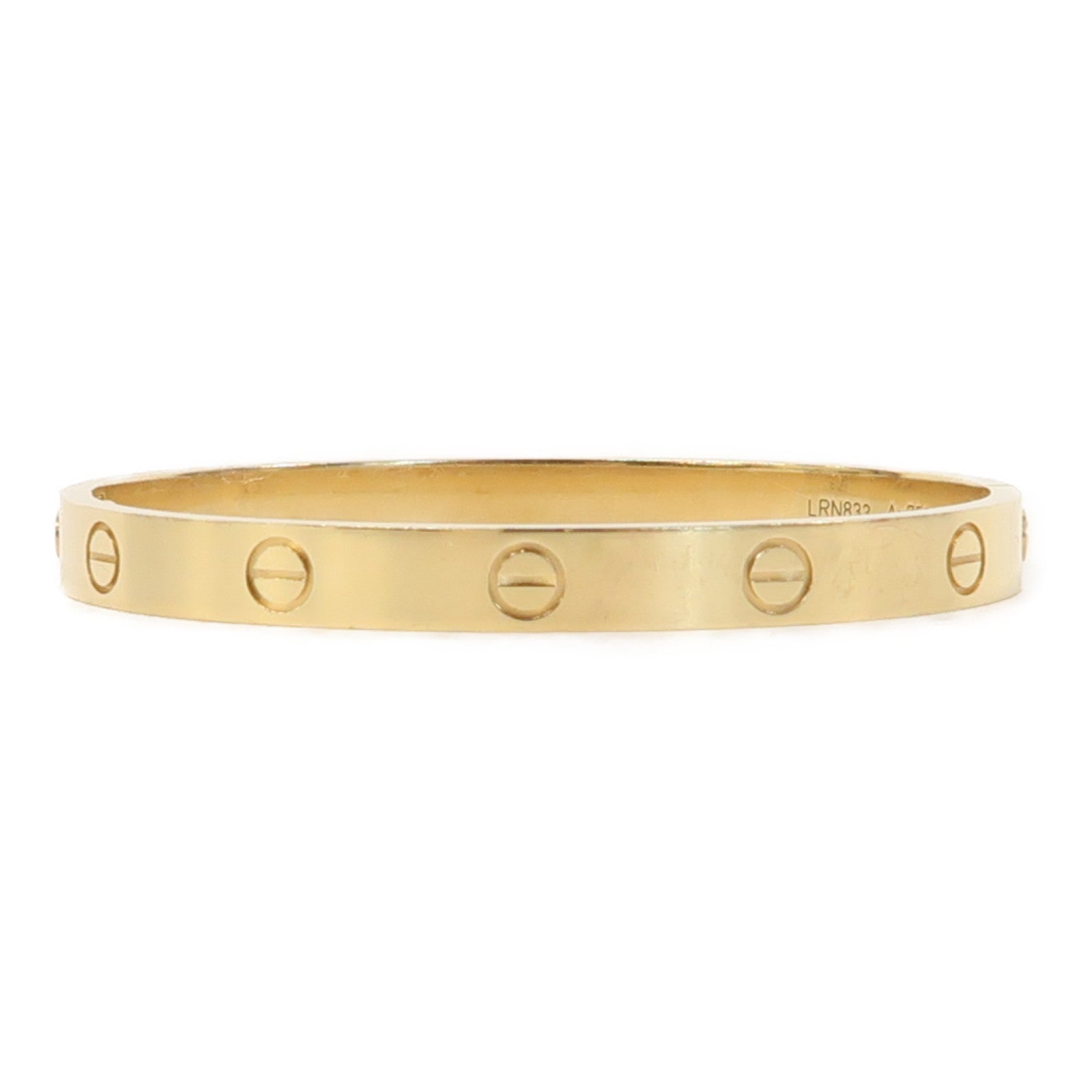 CARTIER 18K黃金Love Bracelet手鐲