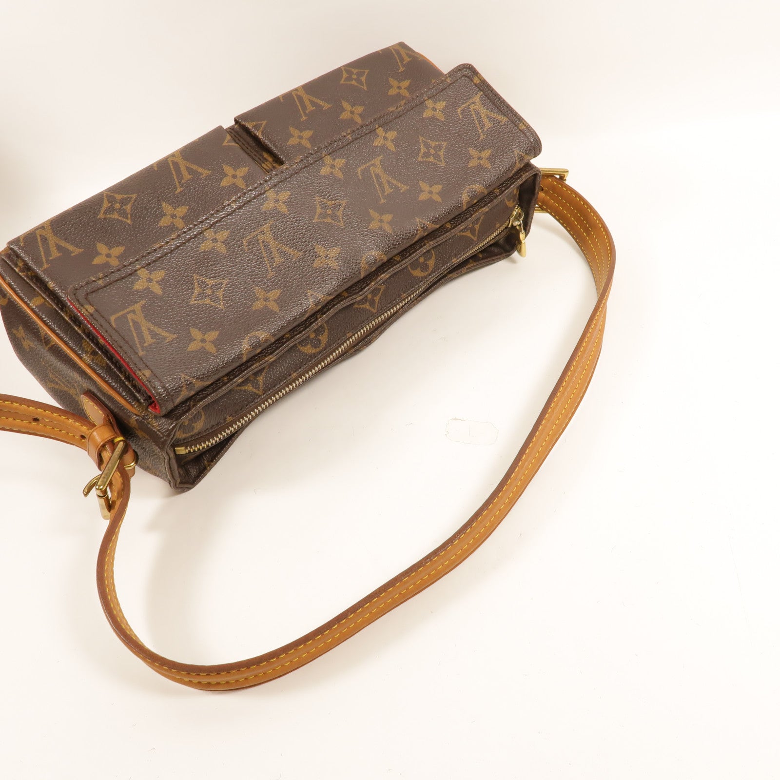 LOUIS VUITTON Monogram Viva Cite MM金扣肩背袋