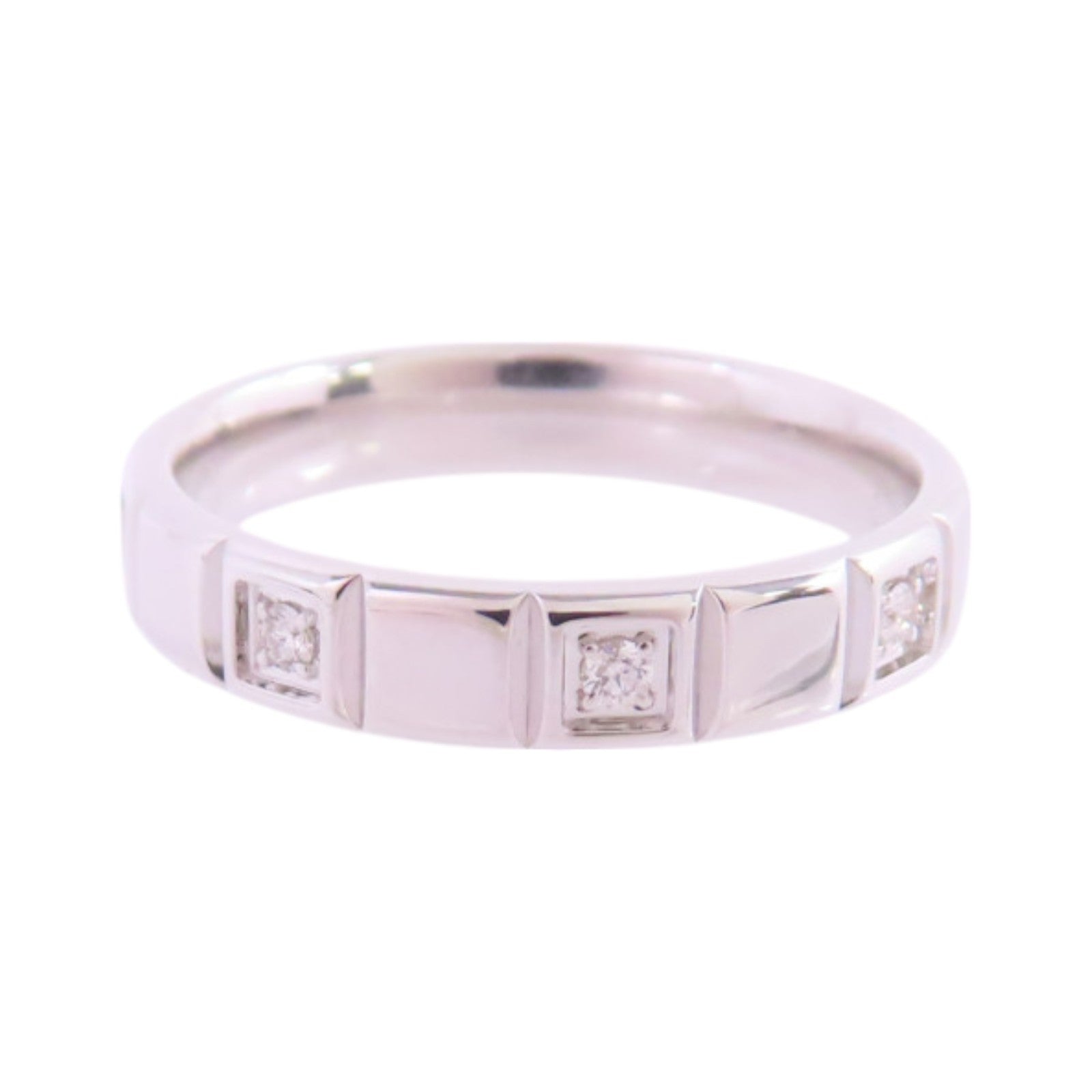 JEWELRY 【激減優惠】18K白金/鑽石Diamond Ring戒指US#3.75