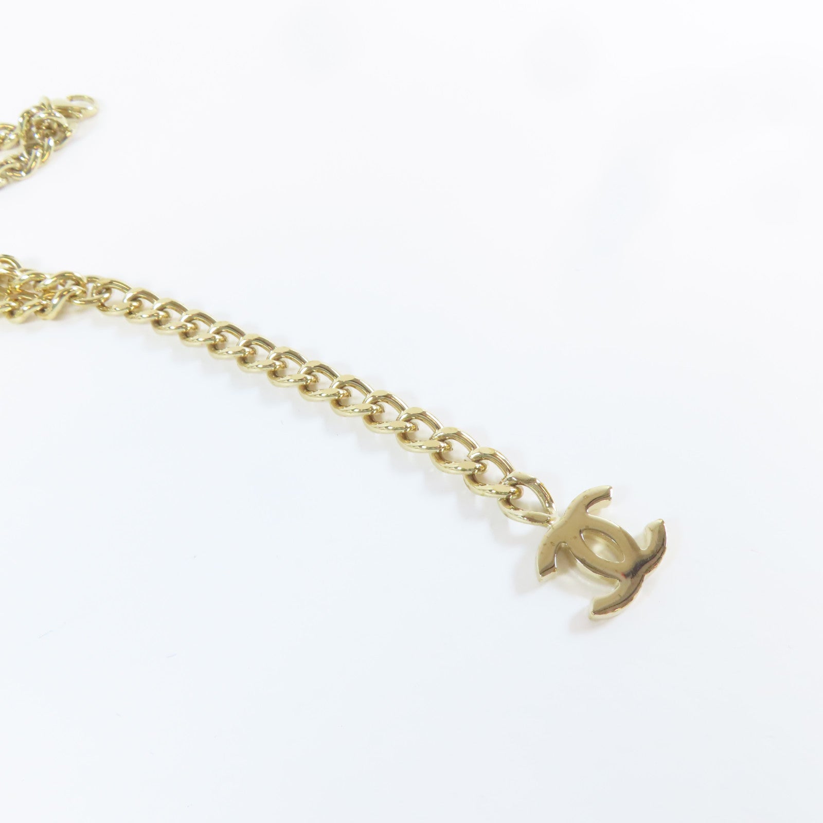 CHANEL 【激減優惠】金屬Chain Belt腰帶金色