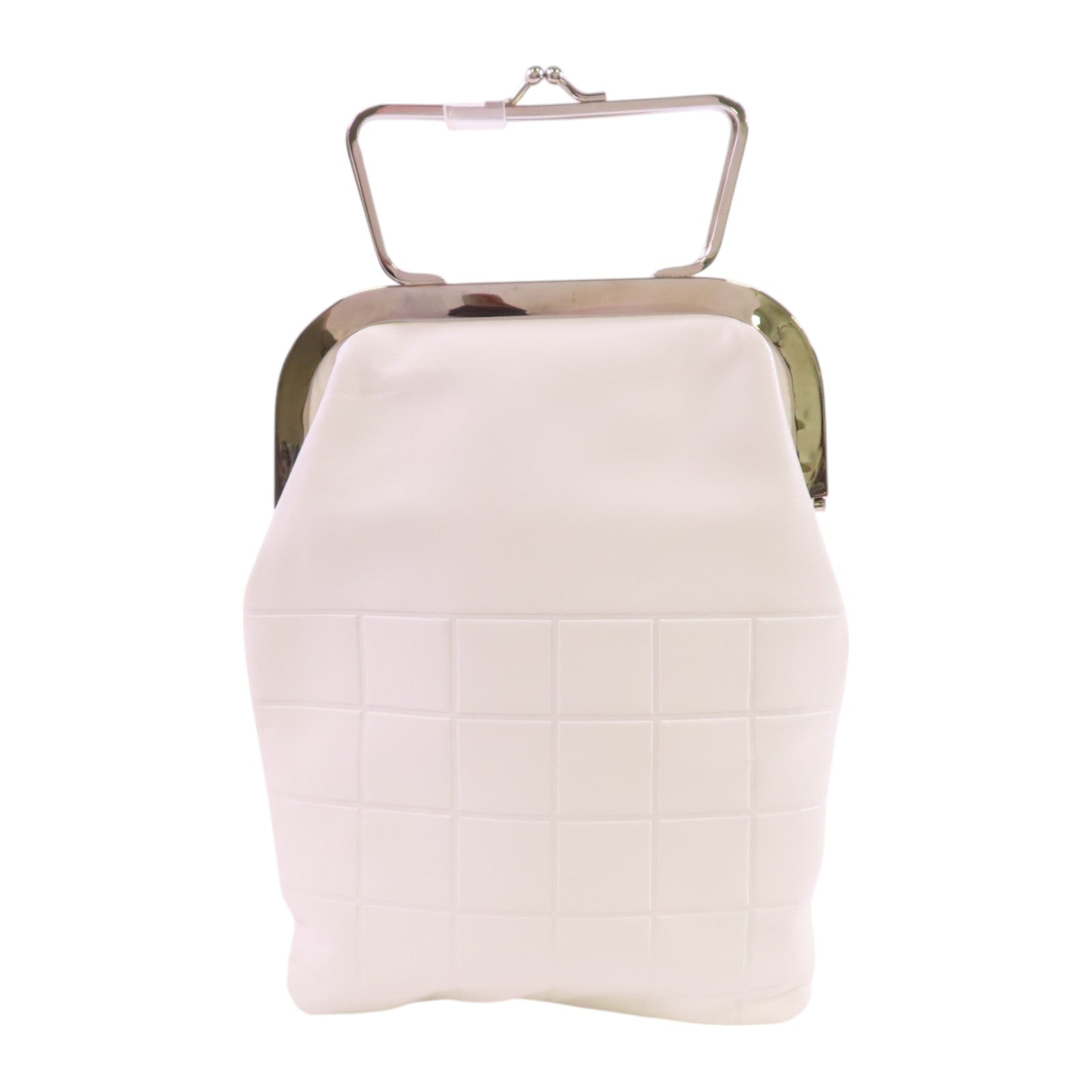 CHANEL 牛皮皮革Vintage Bag銀扣手挽袋
