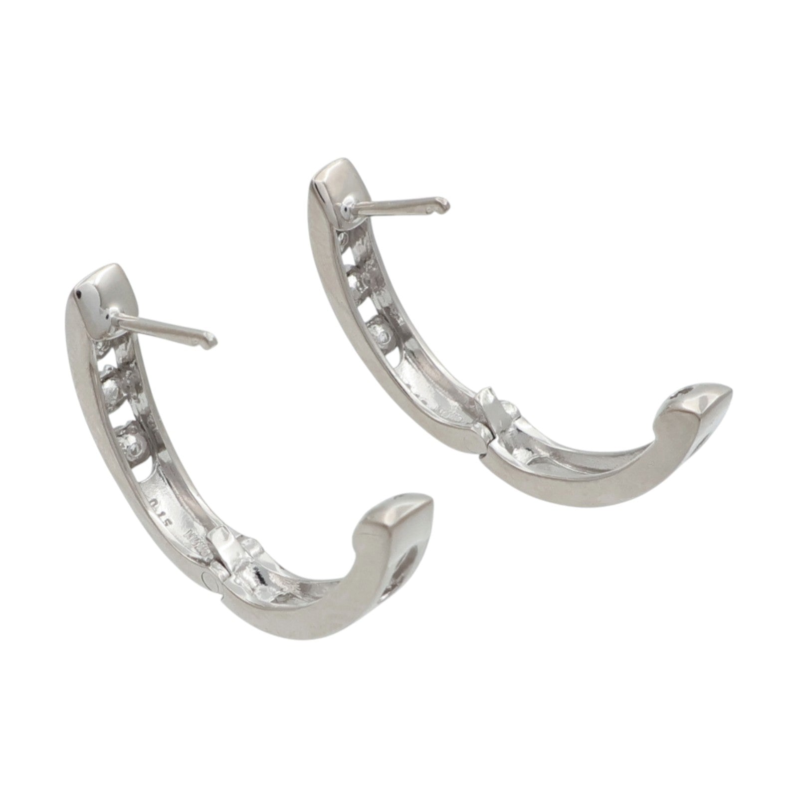 JEWELRY 14K白金Pierce鑽石耳環