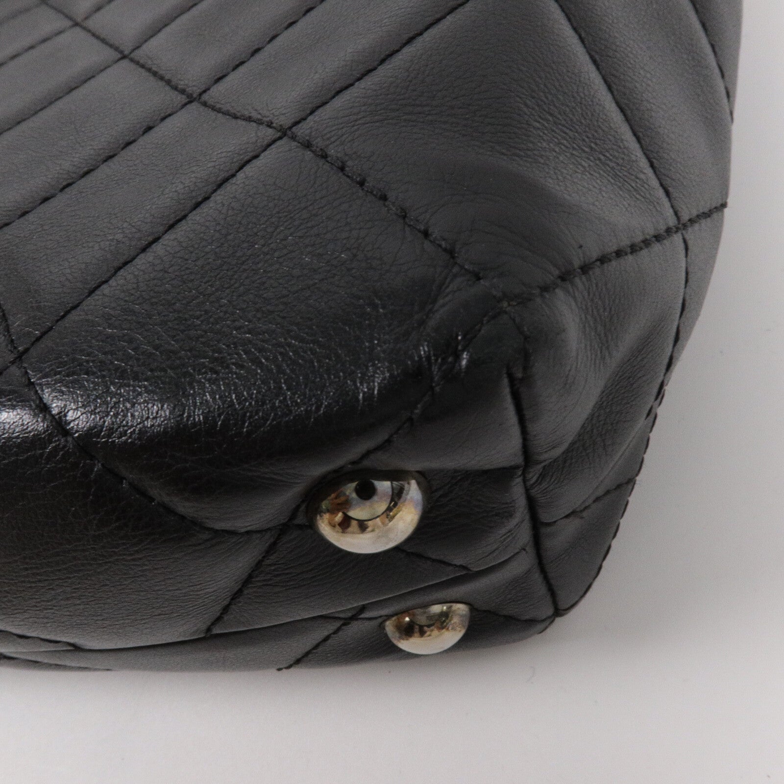 CHANEL 牛皮皮革Tote Bag鏈帶肩背袋