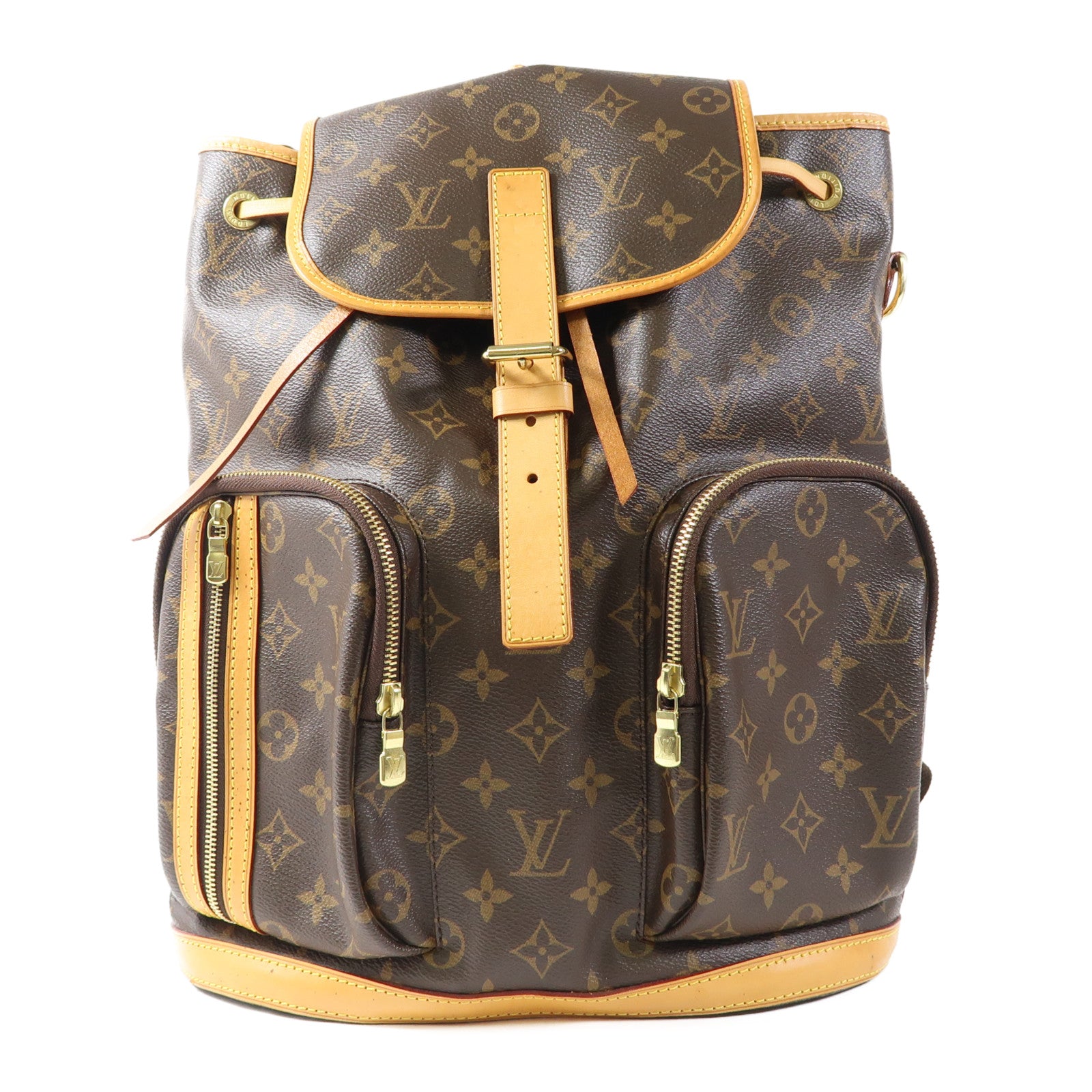 LOUIS VUITTON Monogram Sac A Dos Bosphore背包棕色