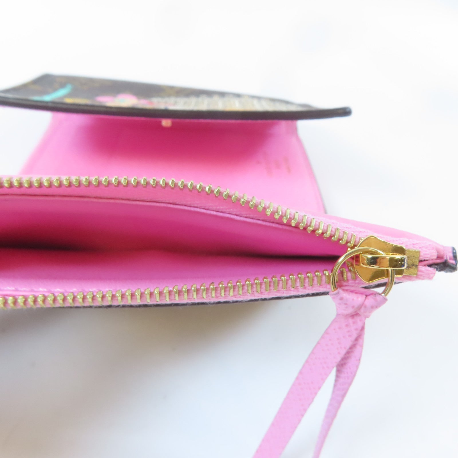 LOUIS VUITTON Monogram Portefeuille Victorine Wallet金扣錢包啡色