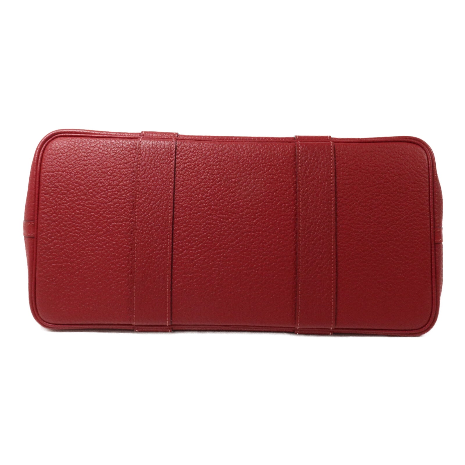 HERMES Negonda皮革Garden Party PM手挽袋Rouge Garance