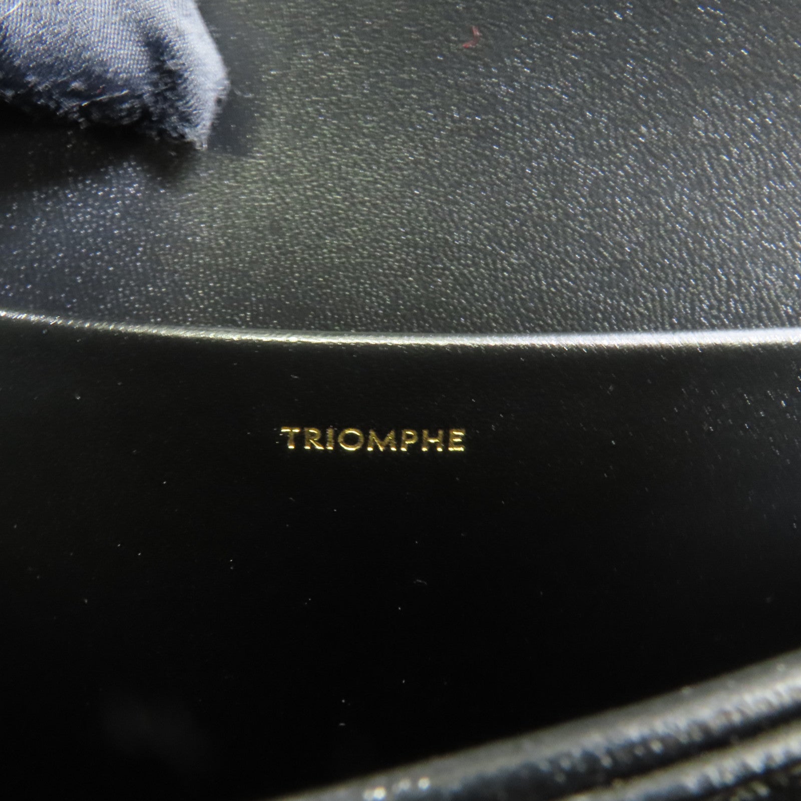CELINE 牛皮皮革Classique Triomphe金扣肩背袋