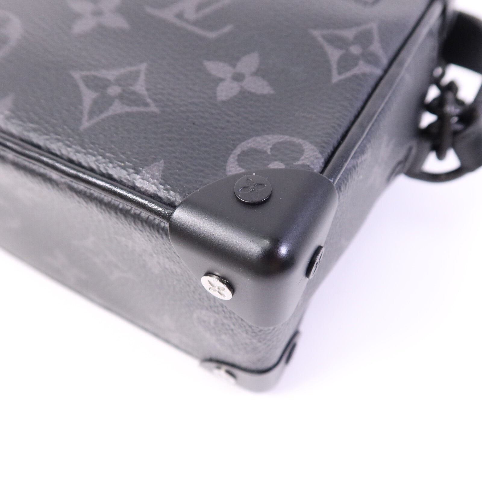 LOUIS VUITTON Monogram Eclipse Mini Soft Trunk肩背袋