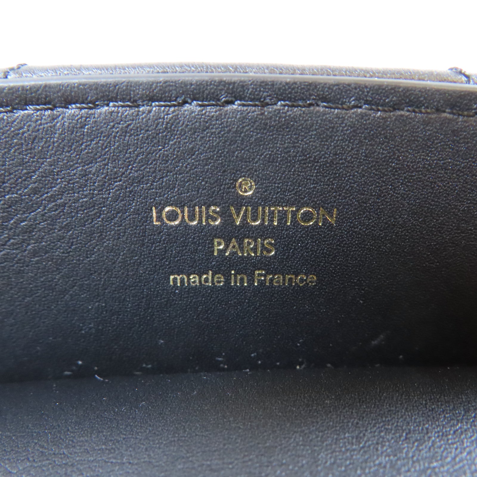 LOUIS VUITTON 牛皮皮革New Wave Tote金扣鏈帶肩背袋黑色