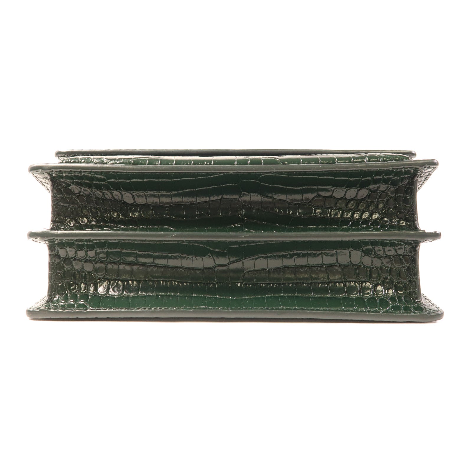 SAINT LAURENT 牛皮皮革Sunset Medium金扣鏈帶肩背袋