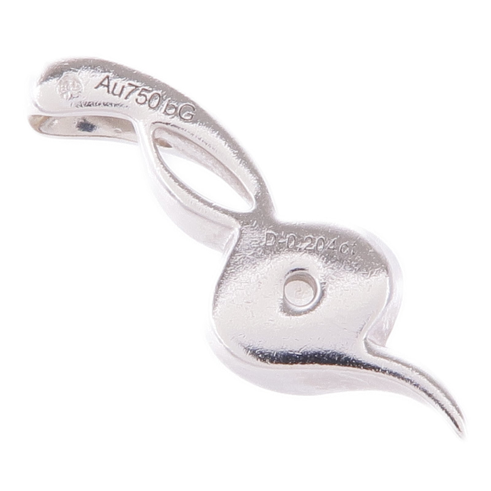 JEWELRY Diamond Pendant Top 18K White Gold