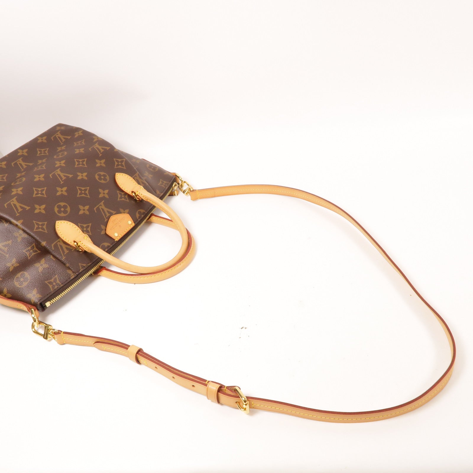 LOUIS VUITTON Monogram Turenne PM金扣肩背袋啡色