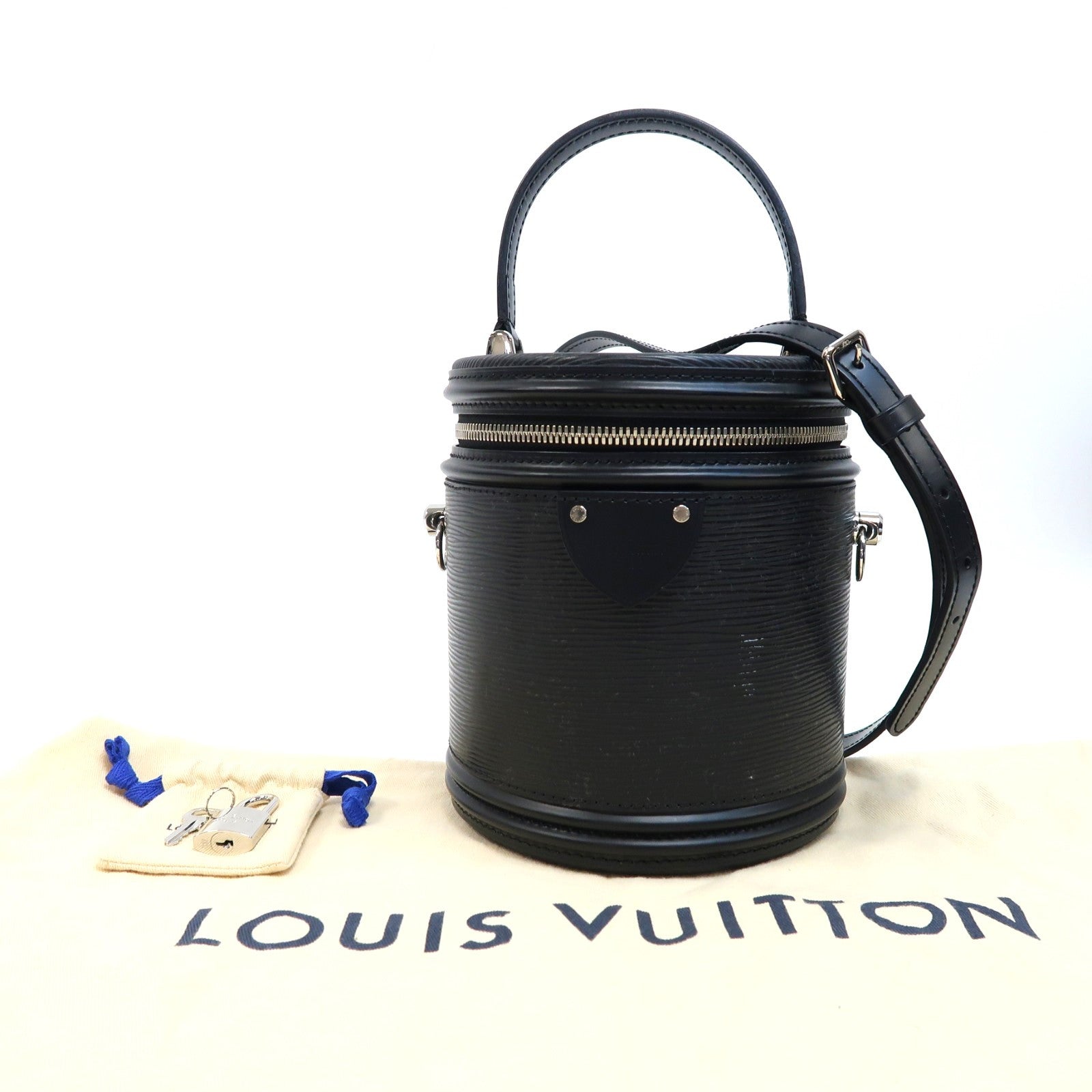 LOUIS VUITTON (PRICE DOWN) LV SHW Cannes 2 Way Bag M52226 Epi Leather Black