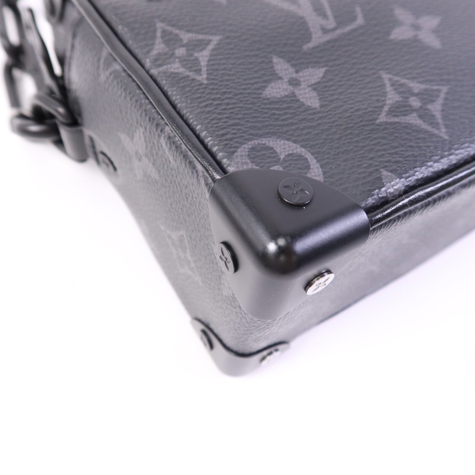 LOUIS VUITTON Monogram Eclipse Mini Soft Trunk肩背袋