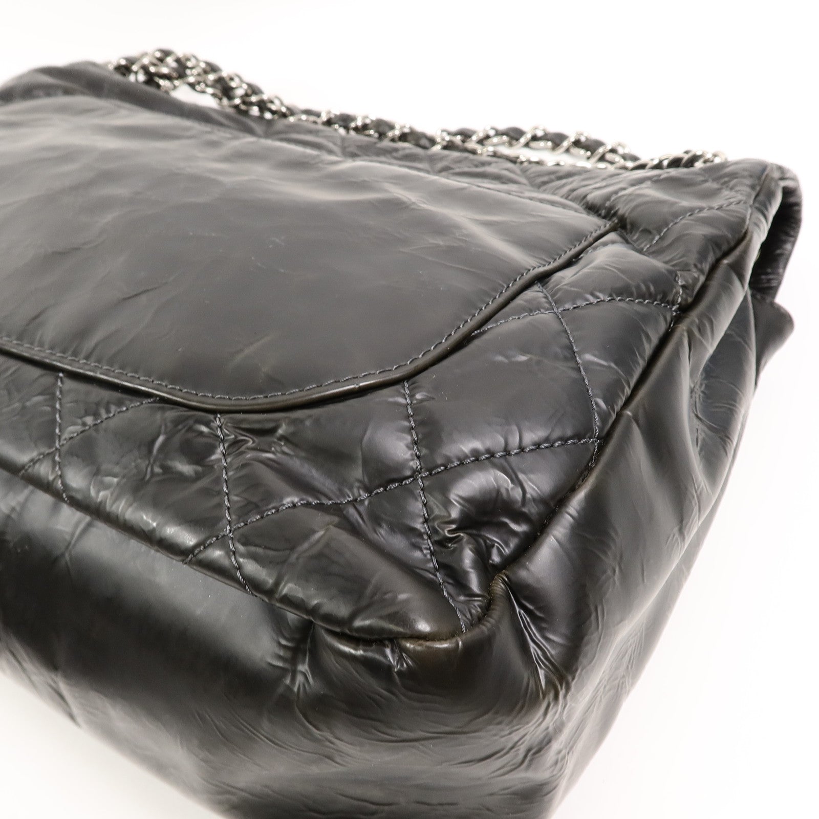 CHANEL 牛皮皮革Shoulder Bag鏈帶肩背袋