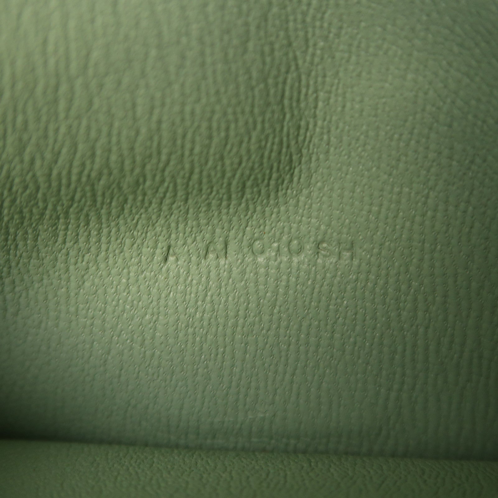 HERMES 【激減優惠】鱷魚皮革Bearn Wallet銀扣長錢包新薄荷綠色