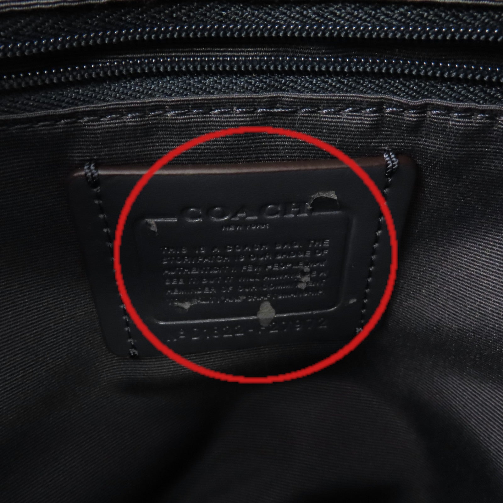 COACH 塗層帆布Shoulder Bag金扣肩背袋