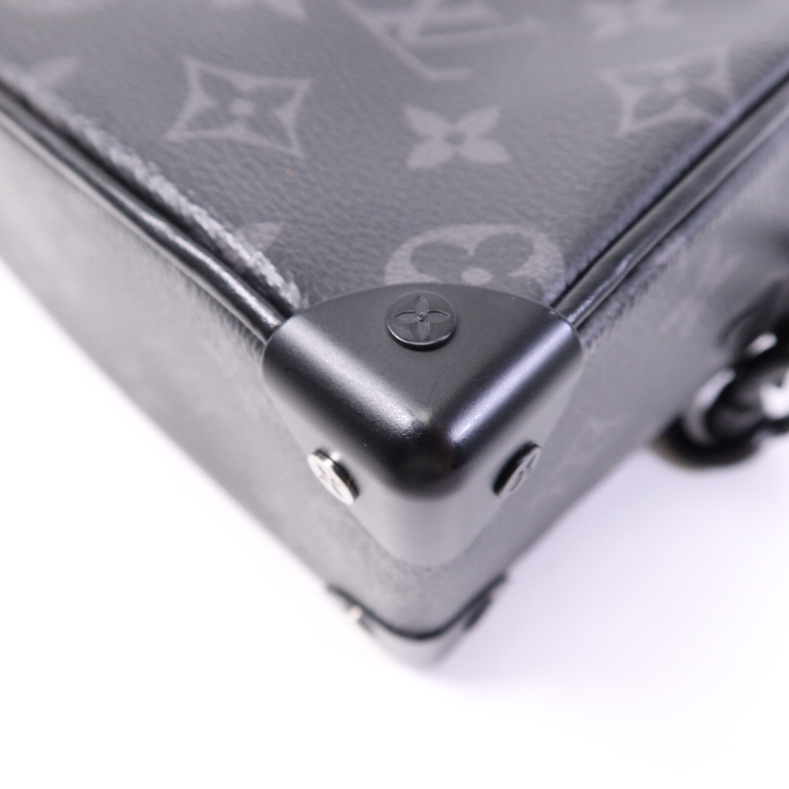LOUIS VUITTON Monogram Eclipse Mini Soft Trunk肩背袋