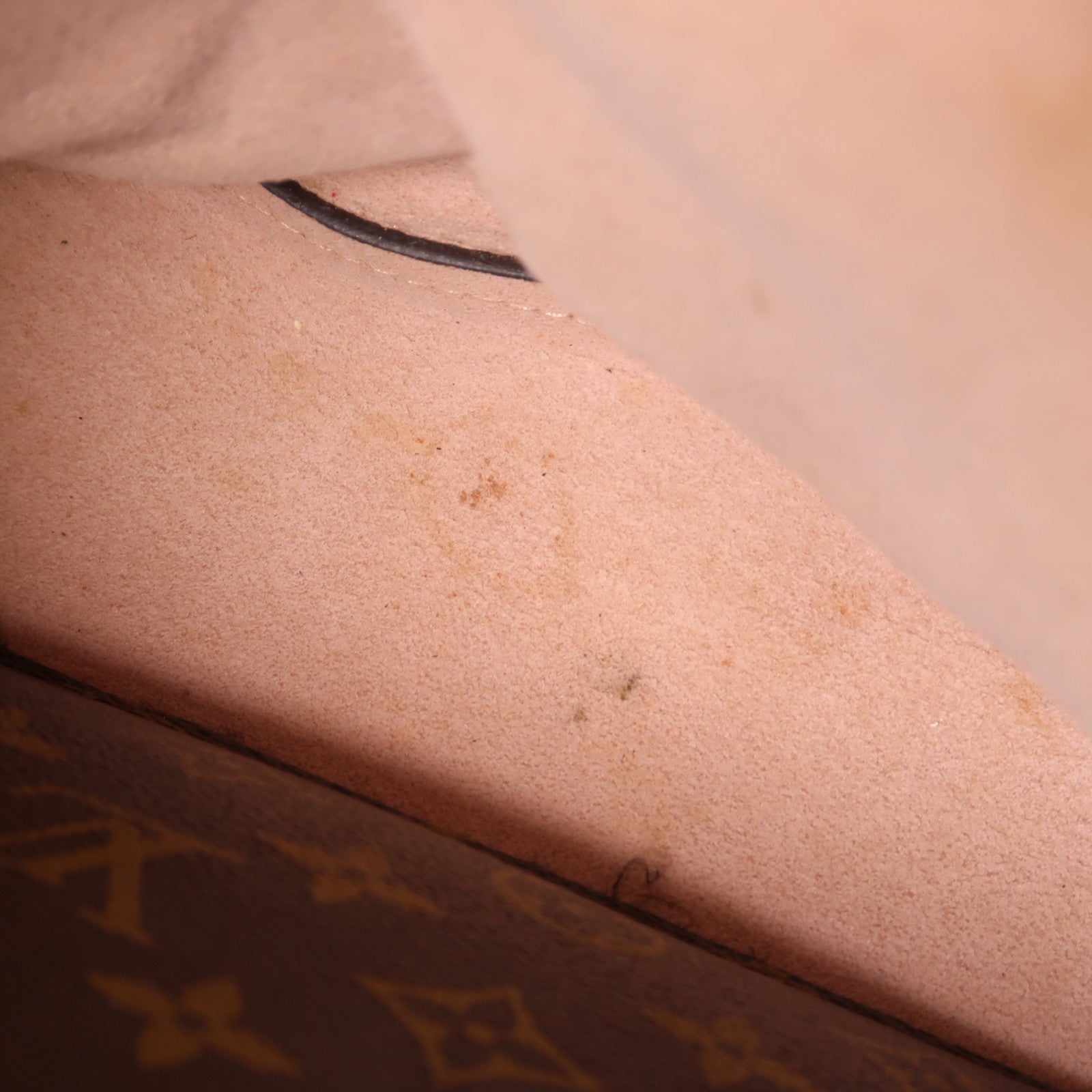 LOUIS VUITTON Monogram Neo Noe金扣手挽肩背兩用袋棕色/粉紅色