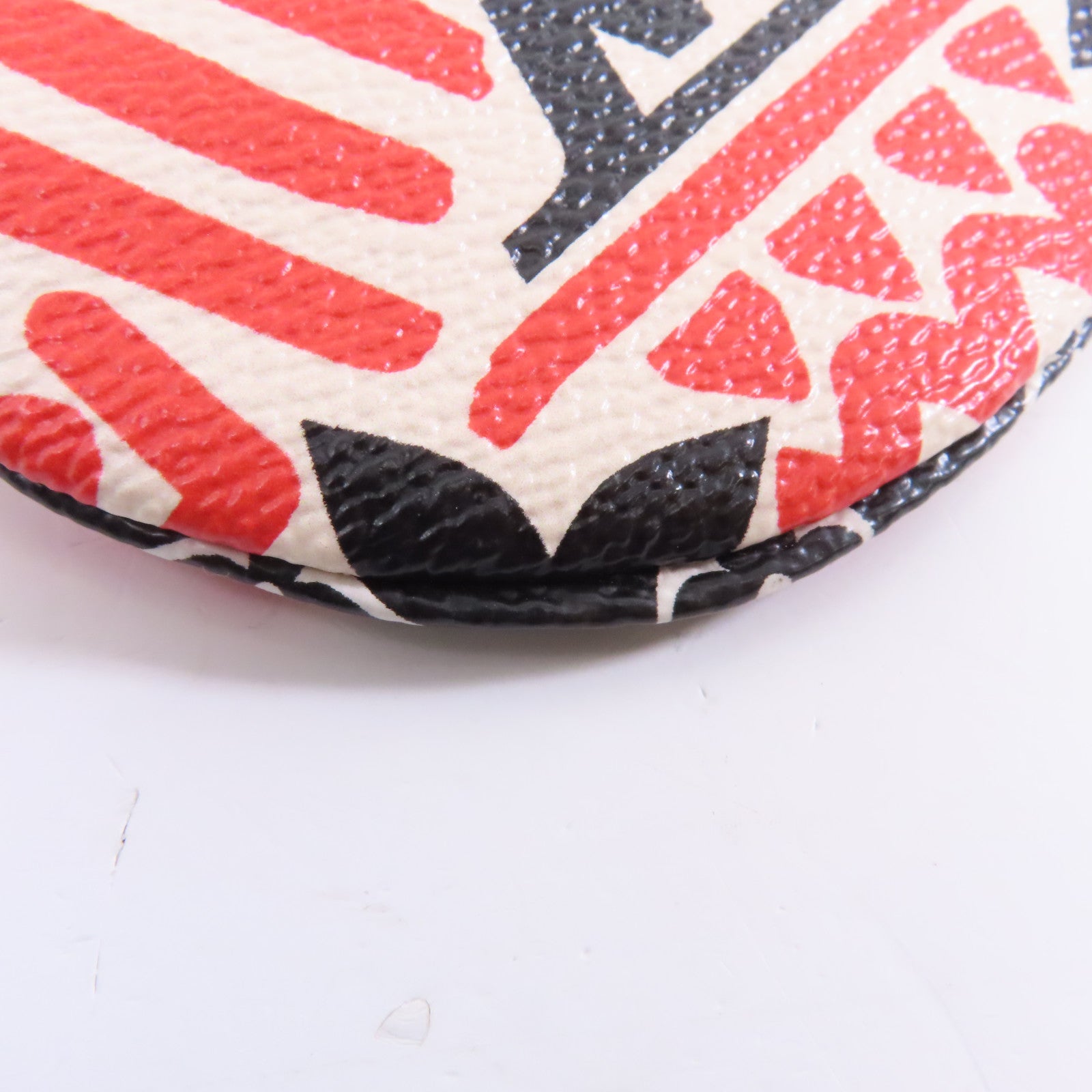 LOUIS VUITTON Crafty Portonet Ron金扣零錢包紅色/白色/黑色
