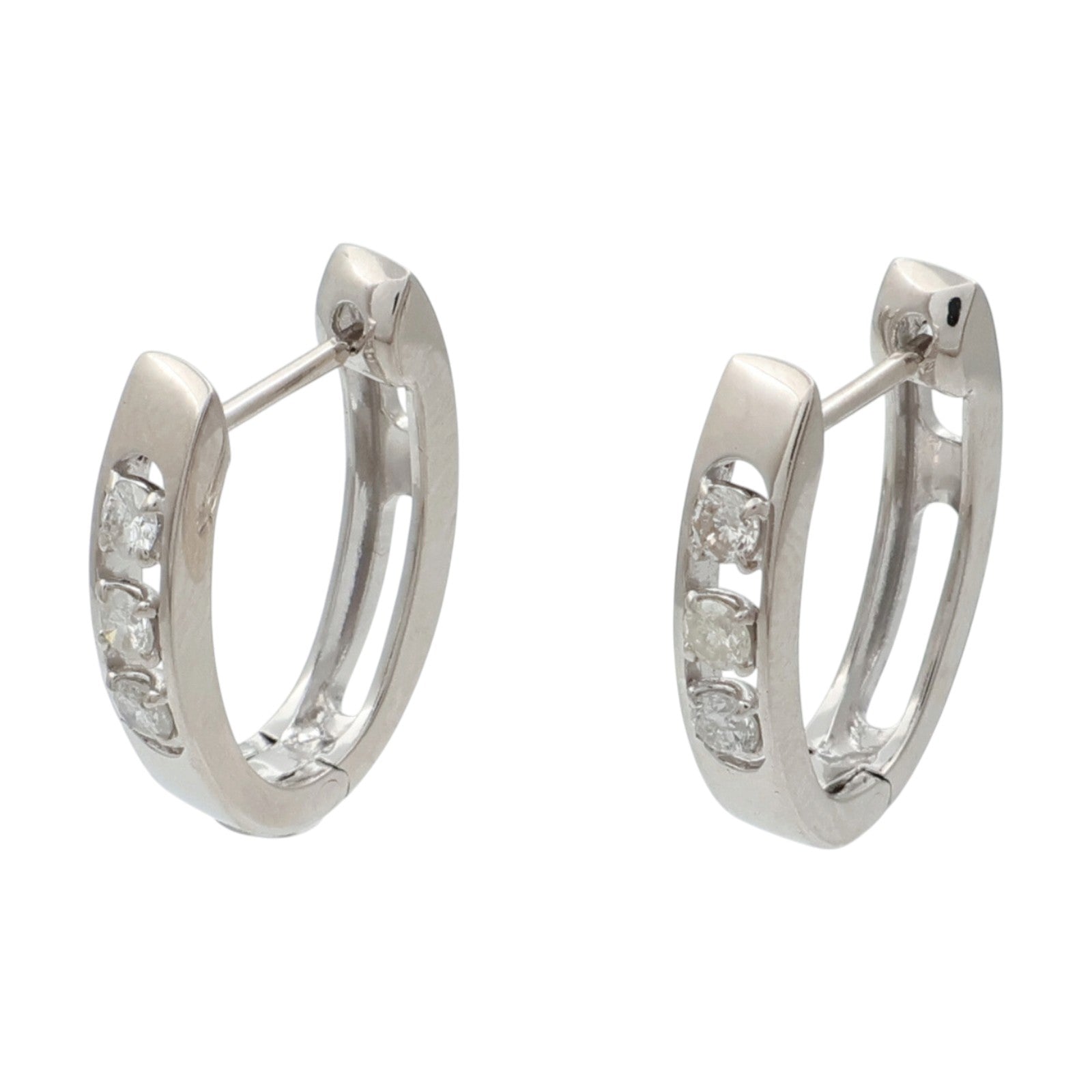 JEWELRY 14K白金Pierce鑽石耳環