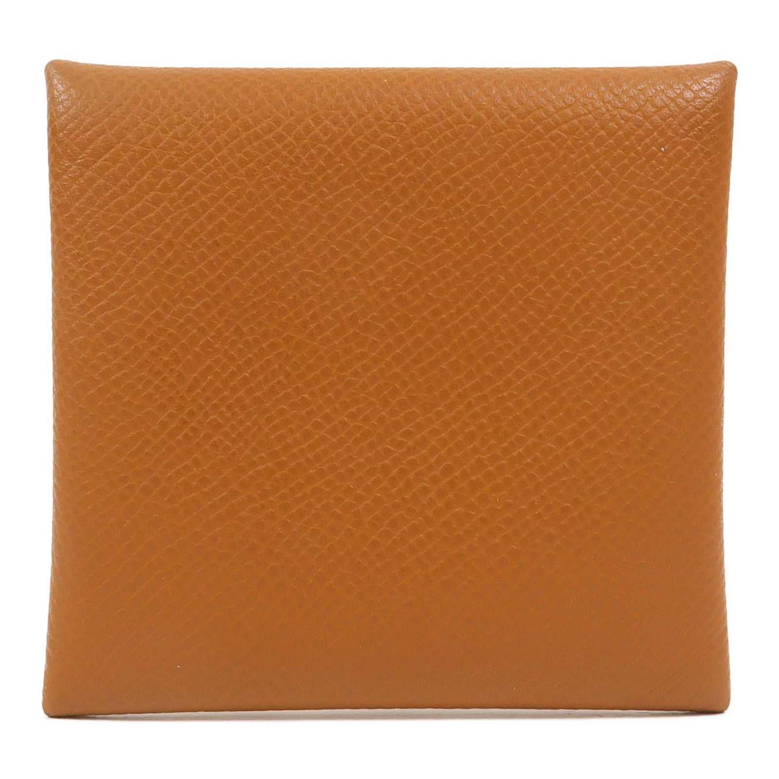 HERMES Epsom皮革Bastia零錢包Gold