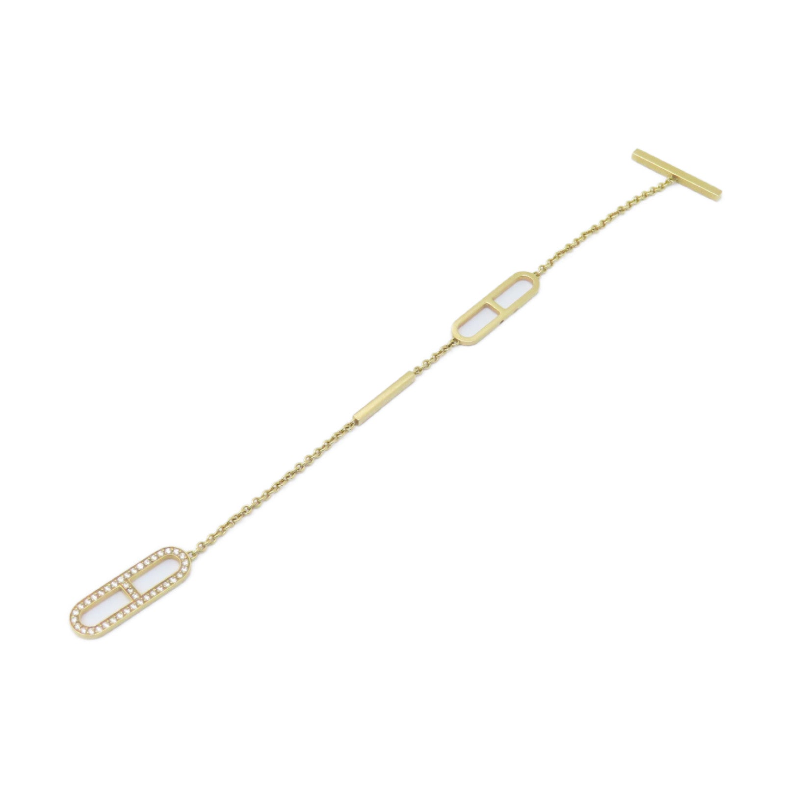HERMES 【激減優惠】18K玫瑰金Chaine D Ancre Bracelet手鏈