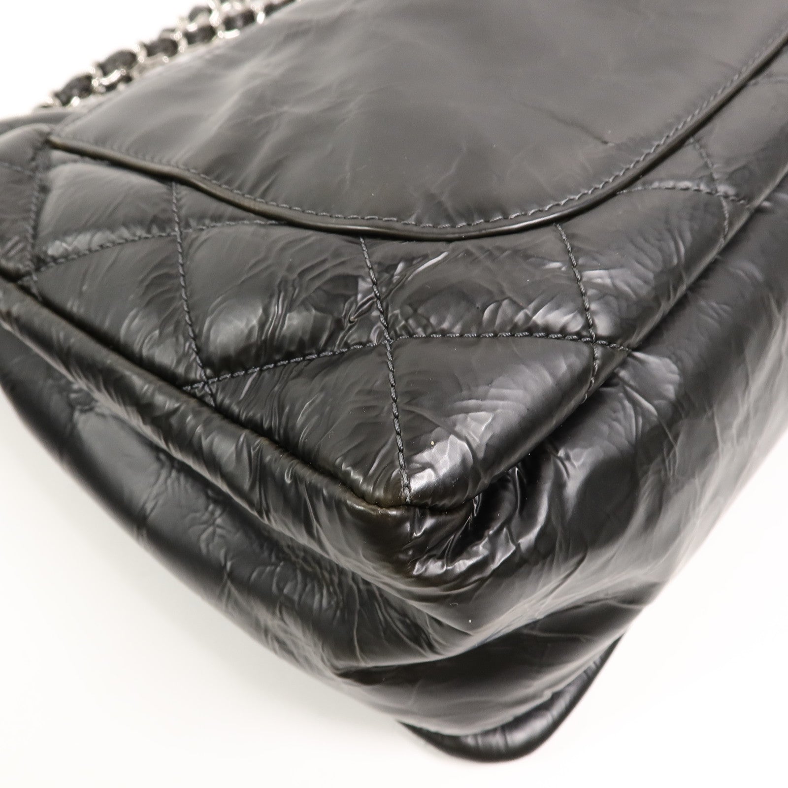 CHANEL 牛皮皮革Shoulder Bag鏈帶肩背袋