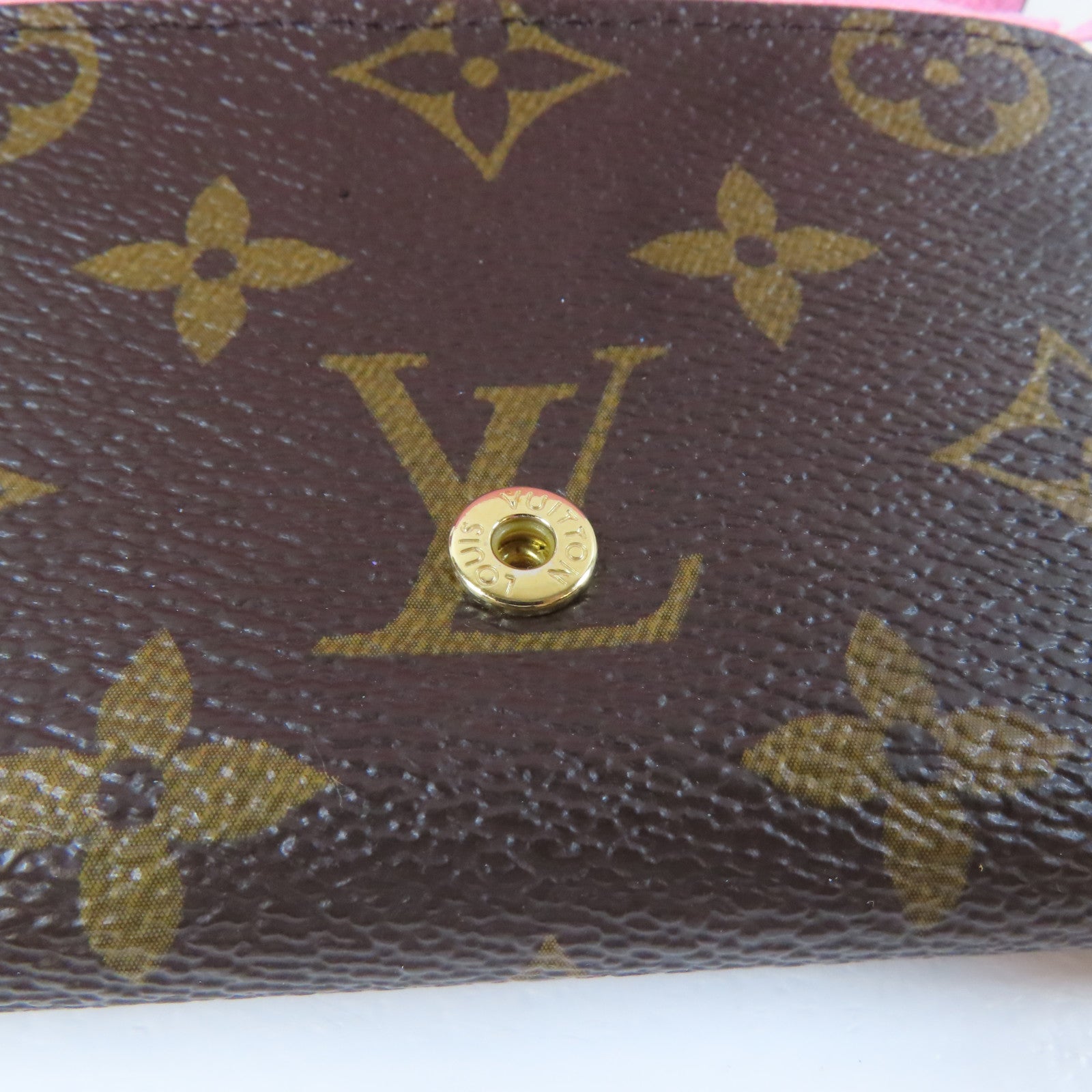 LOUIS VUITTON Monogram Portefeuille Victorine Wallet金扣錢包啡色