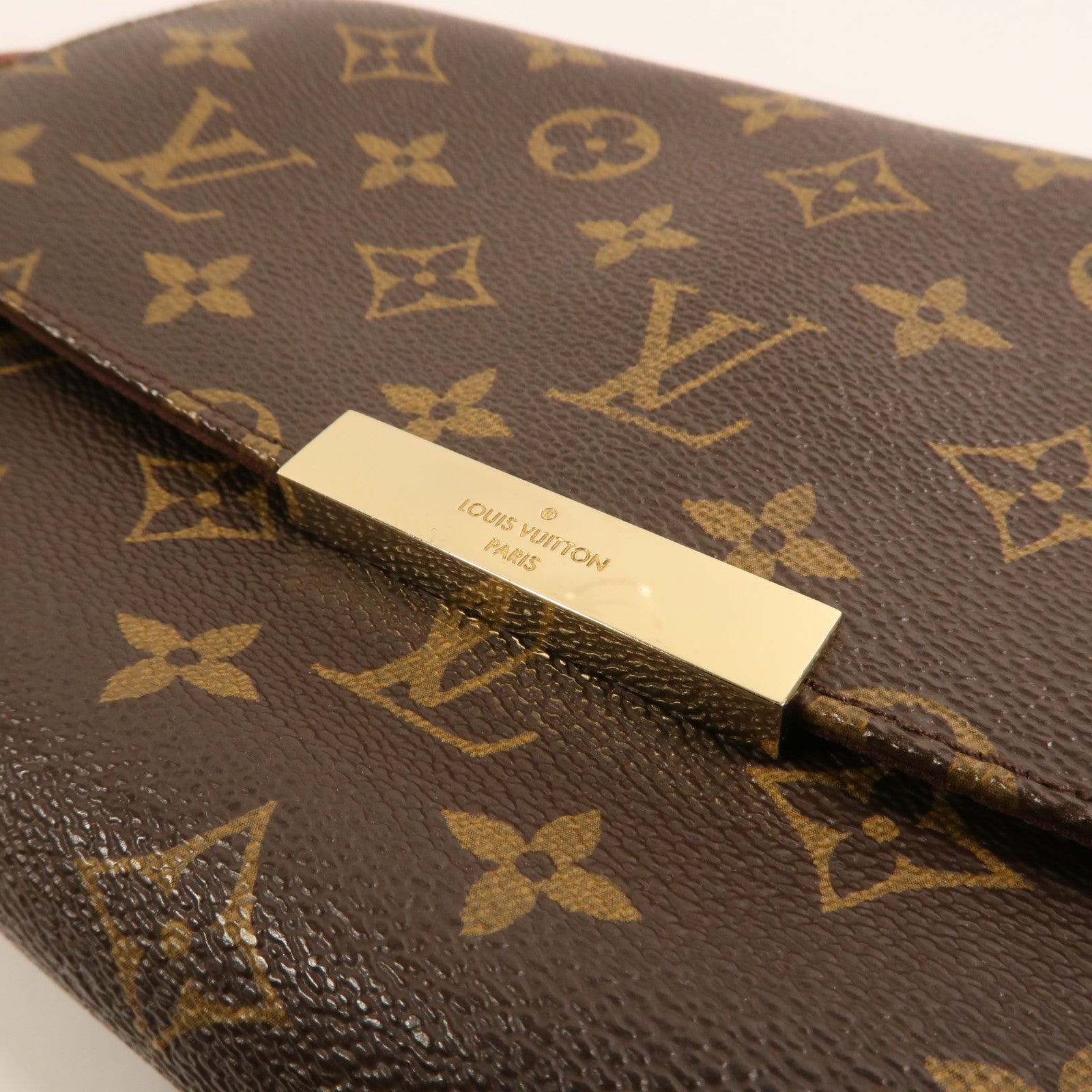 LOUIS VUITTON Monogram Favorite MM金扣手挽肩背兩用袋