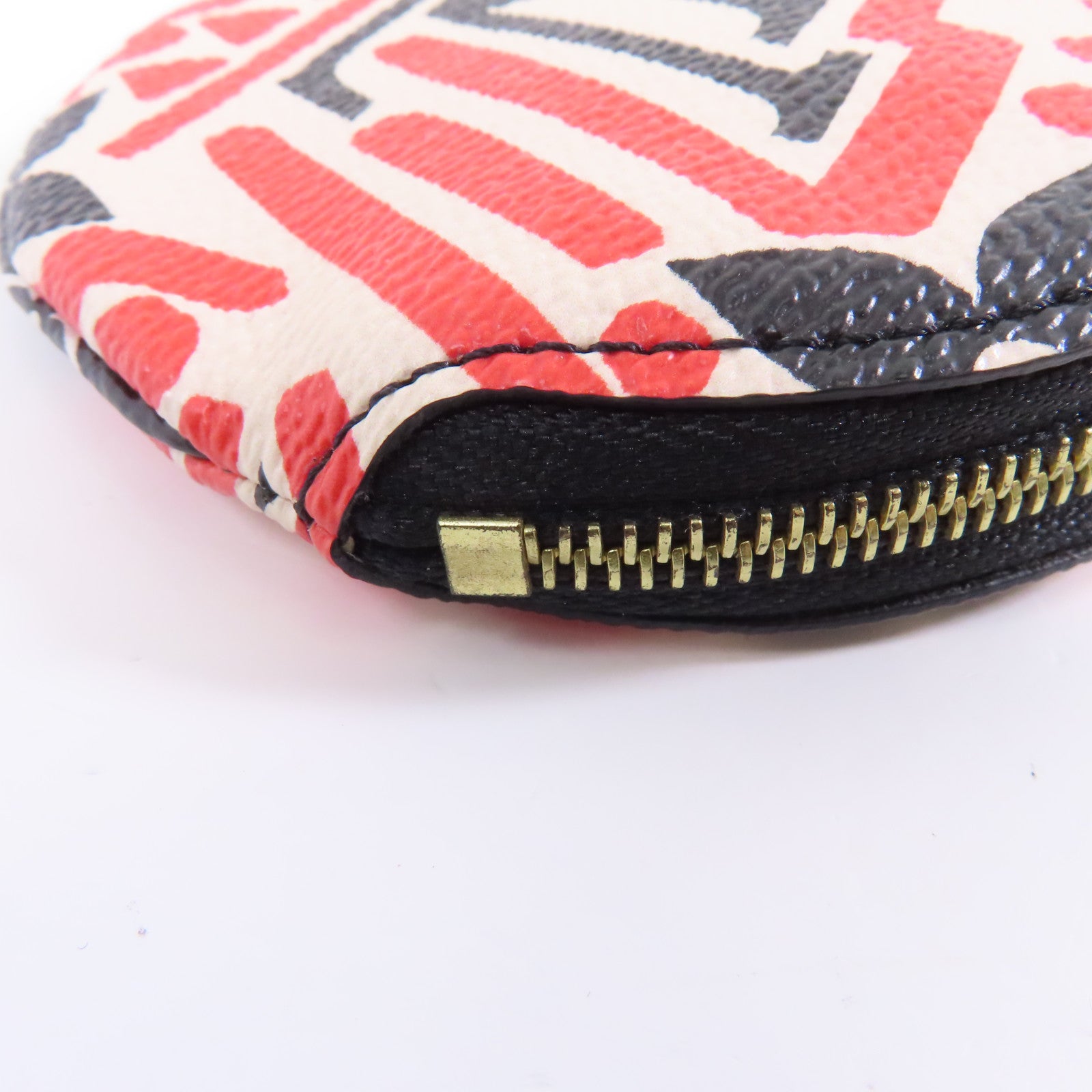LOUIS VUITTON Crafty Portonet Ron金扣零錢包紅色/白色/黑色
