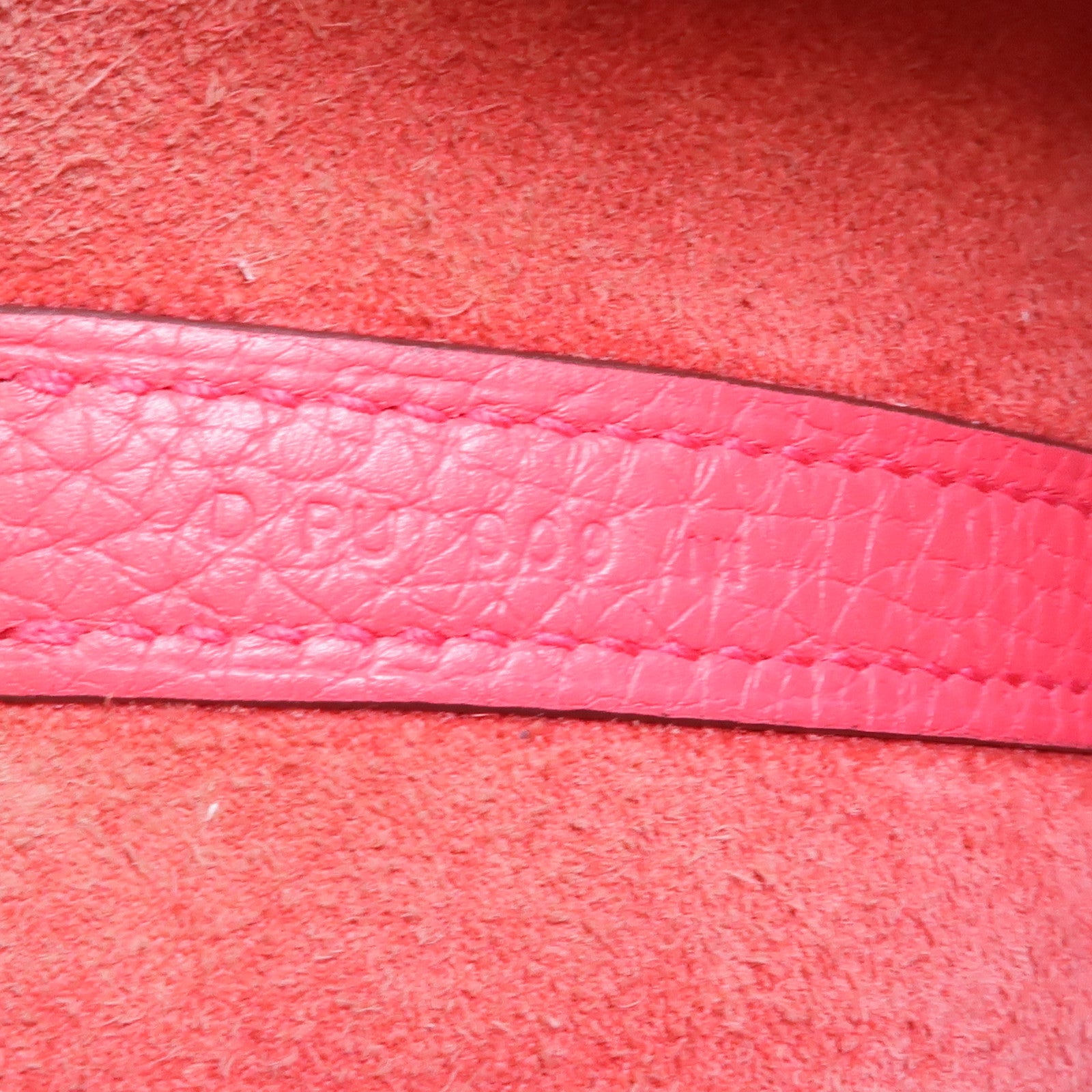 HERMES Clemence皮革Picotin PM銀扣手挽袋Rose Extreme