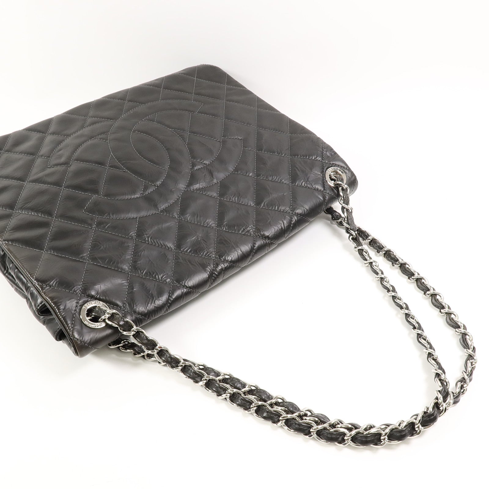 CHANEL 牛皮皮革Shoulder Bag鏈帶肩背袋