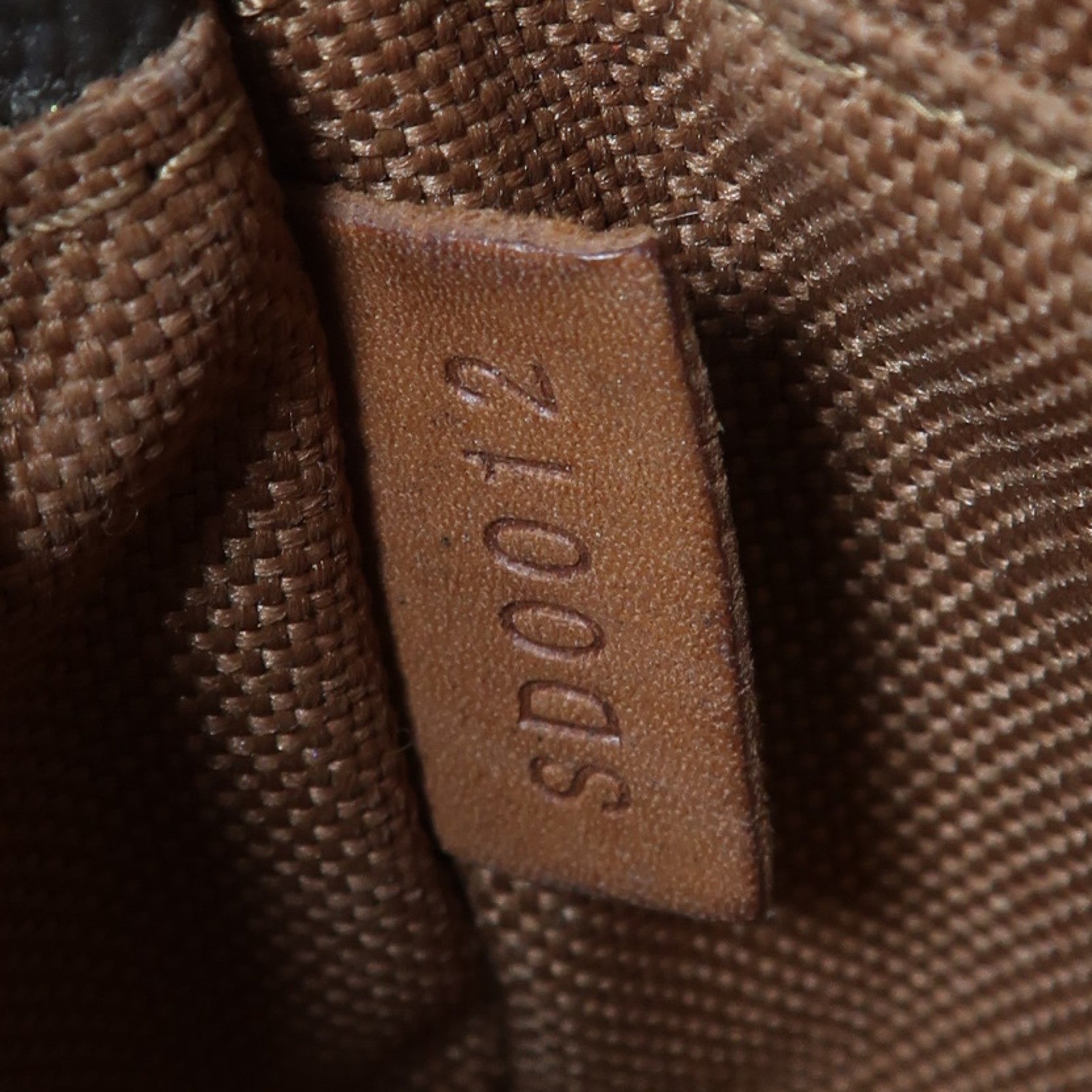 LOUIS VUITTON Monogram Trotteur金扣肩背袋啡色