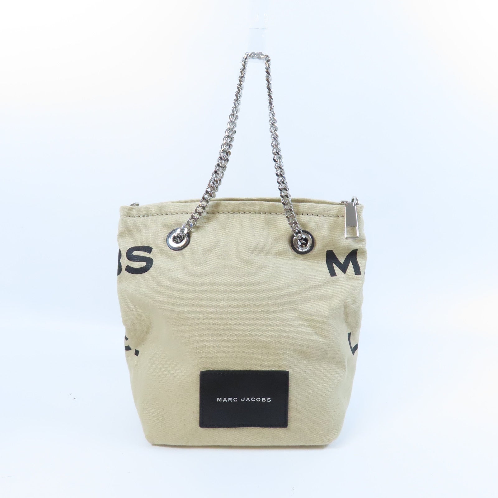MARC JACOBS 【激減優惠】牛皮皮革2 Way Shoulder Bag銀扣手挽肩背兩用袋黑色