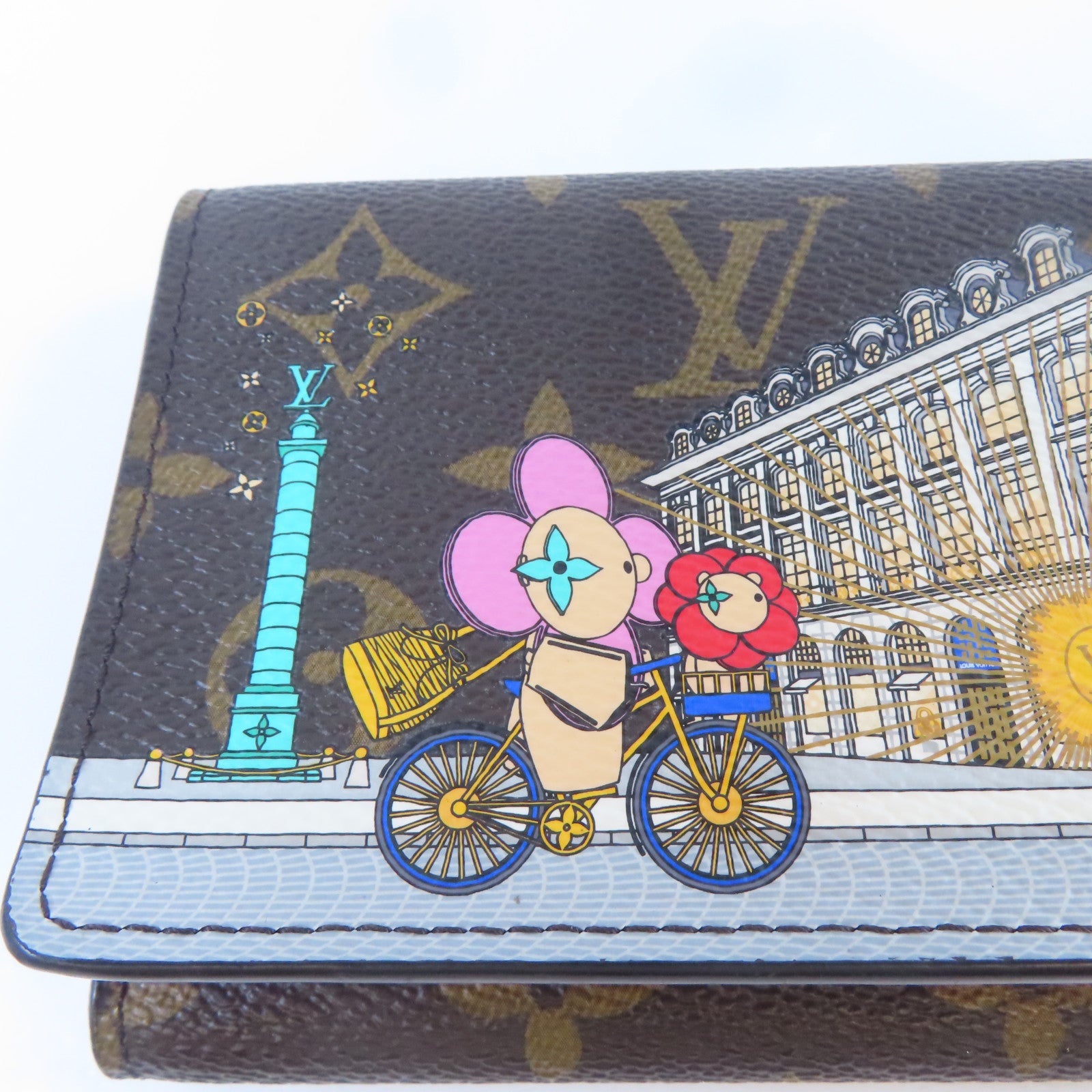 LOUIS VUITTON Monogram Portefeuille Victorine Wallet金扣錢包啡色