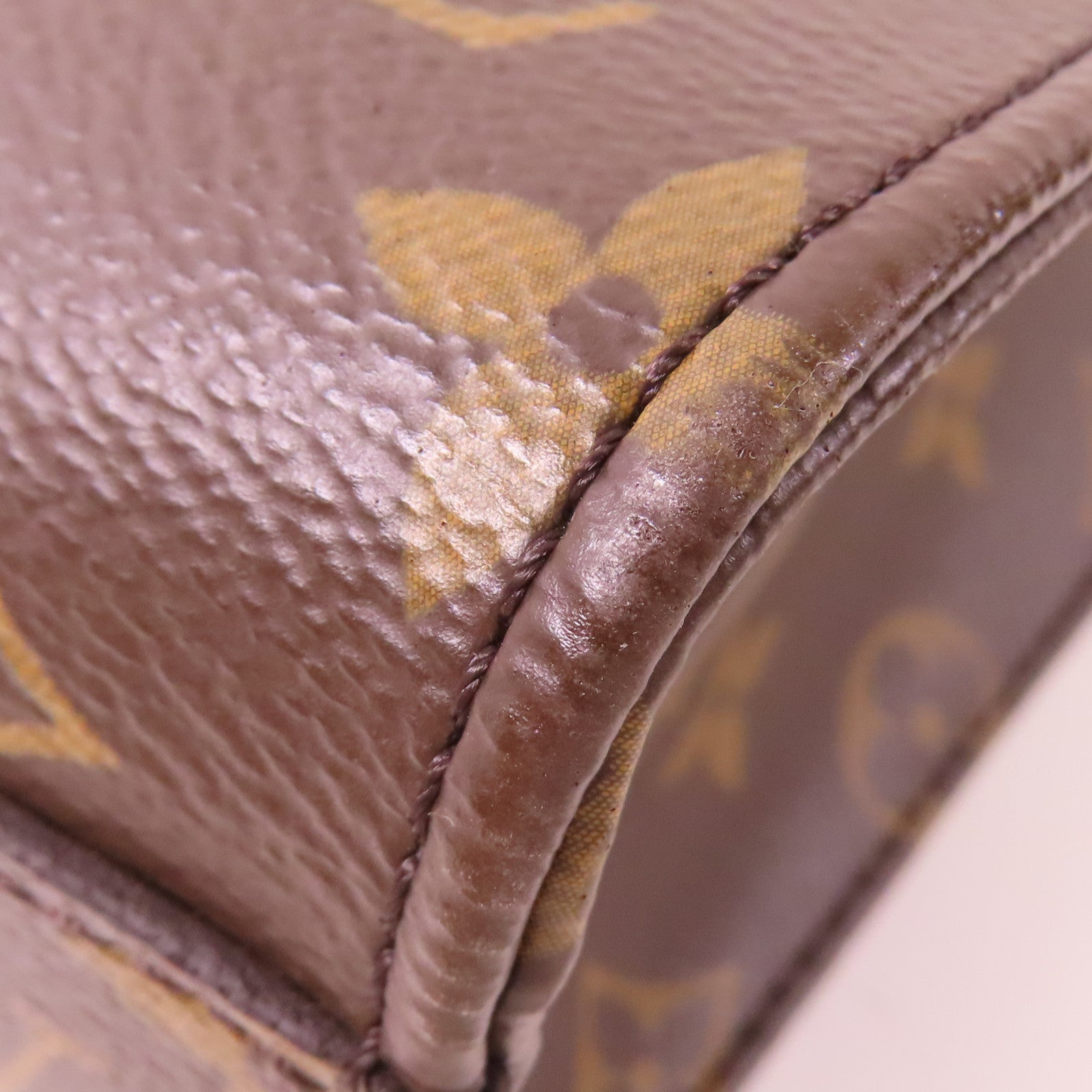 LOUIS VUITTON Monogram Sac Plat BB金扣手挽肩背兩用袋