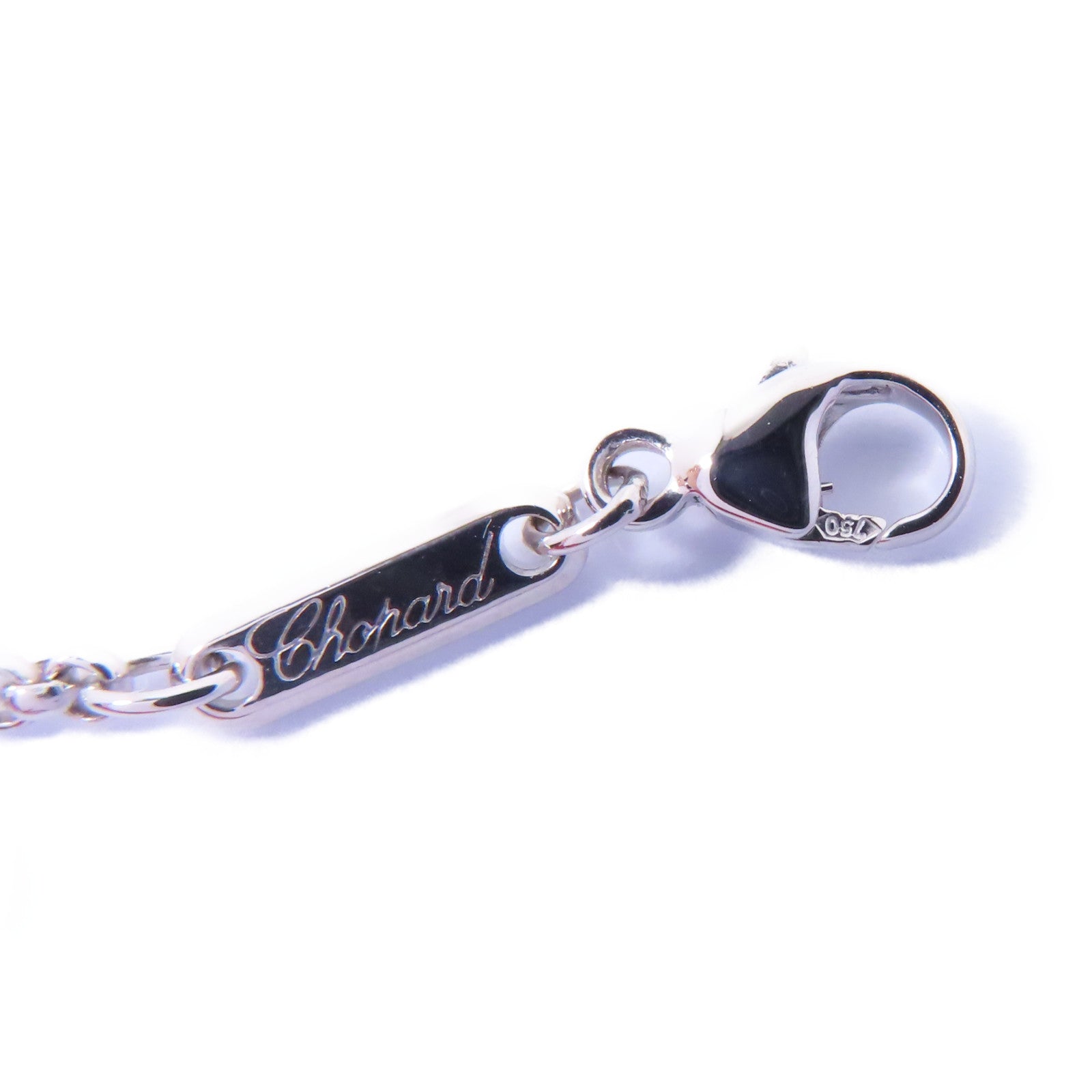 Chopard 18K白金Diamond Necklace 0.05ct鑽石項鍊