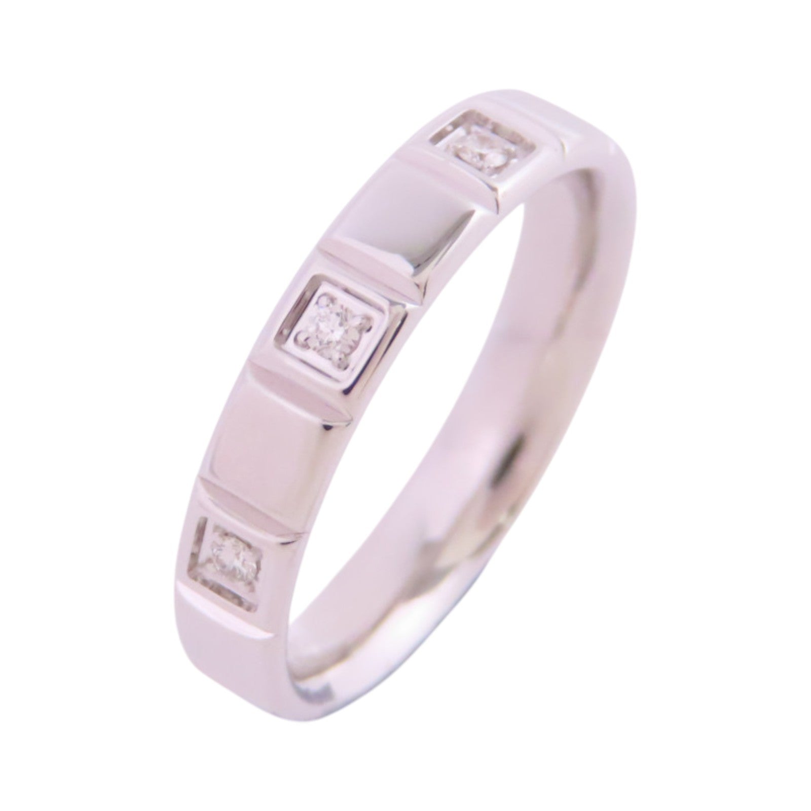 JEWELRY 【激減優惠】18K白金/鑽石Diamond Ring戒指US#3.75