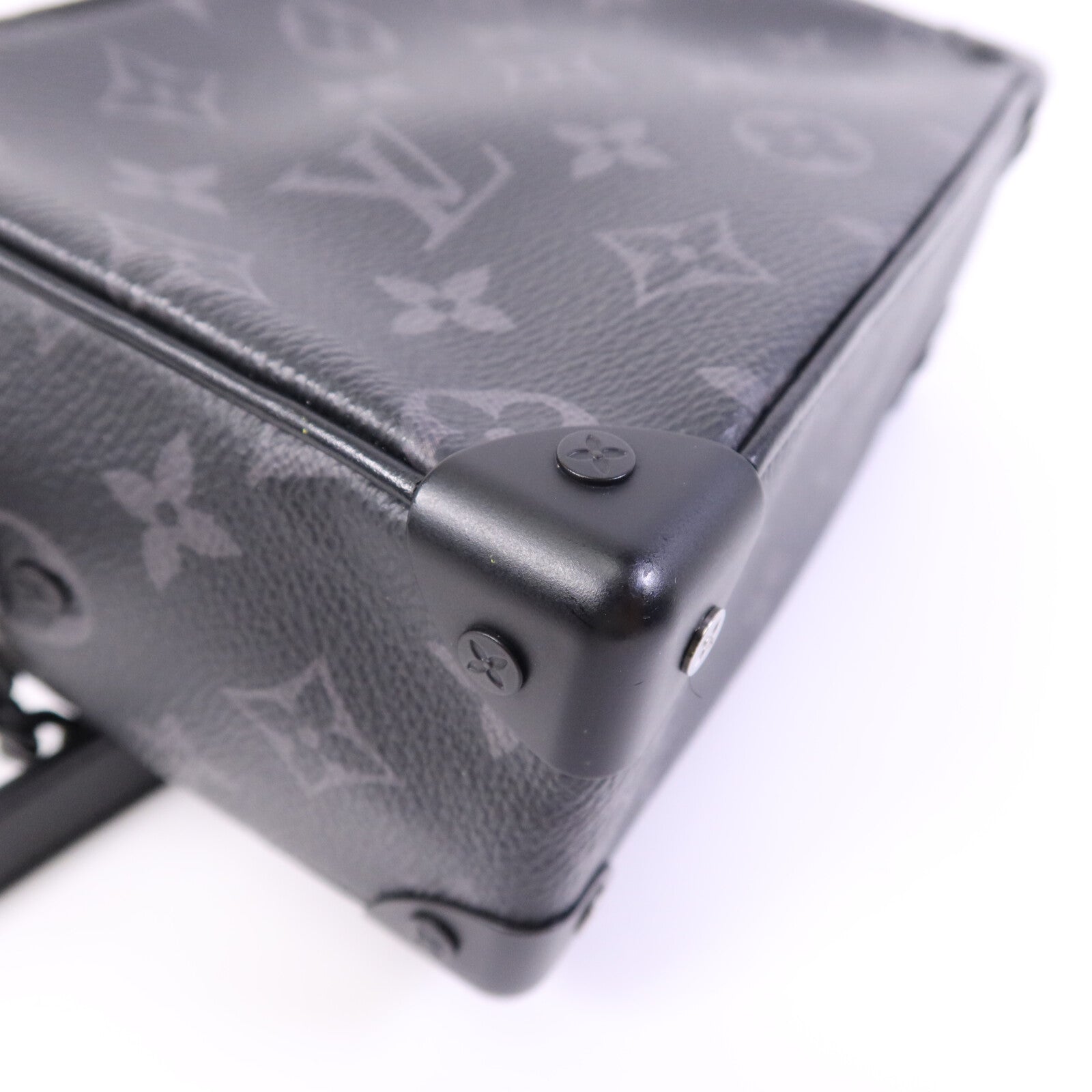 LOUIS VUITTON Monogram Eclipse Mini Soft Trunk肩背袋