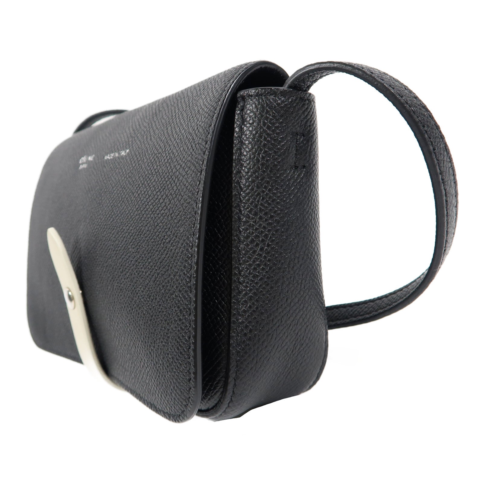 CELINE 牛皮皮革Strap Clutch肩背袋黑色