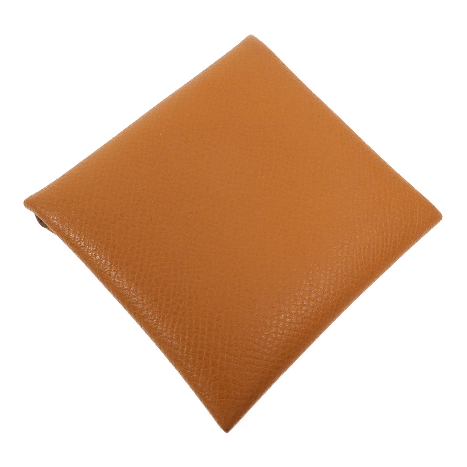 HERMES Epsom皮革Bastia零錢包Gold