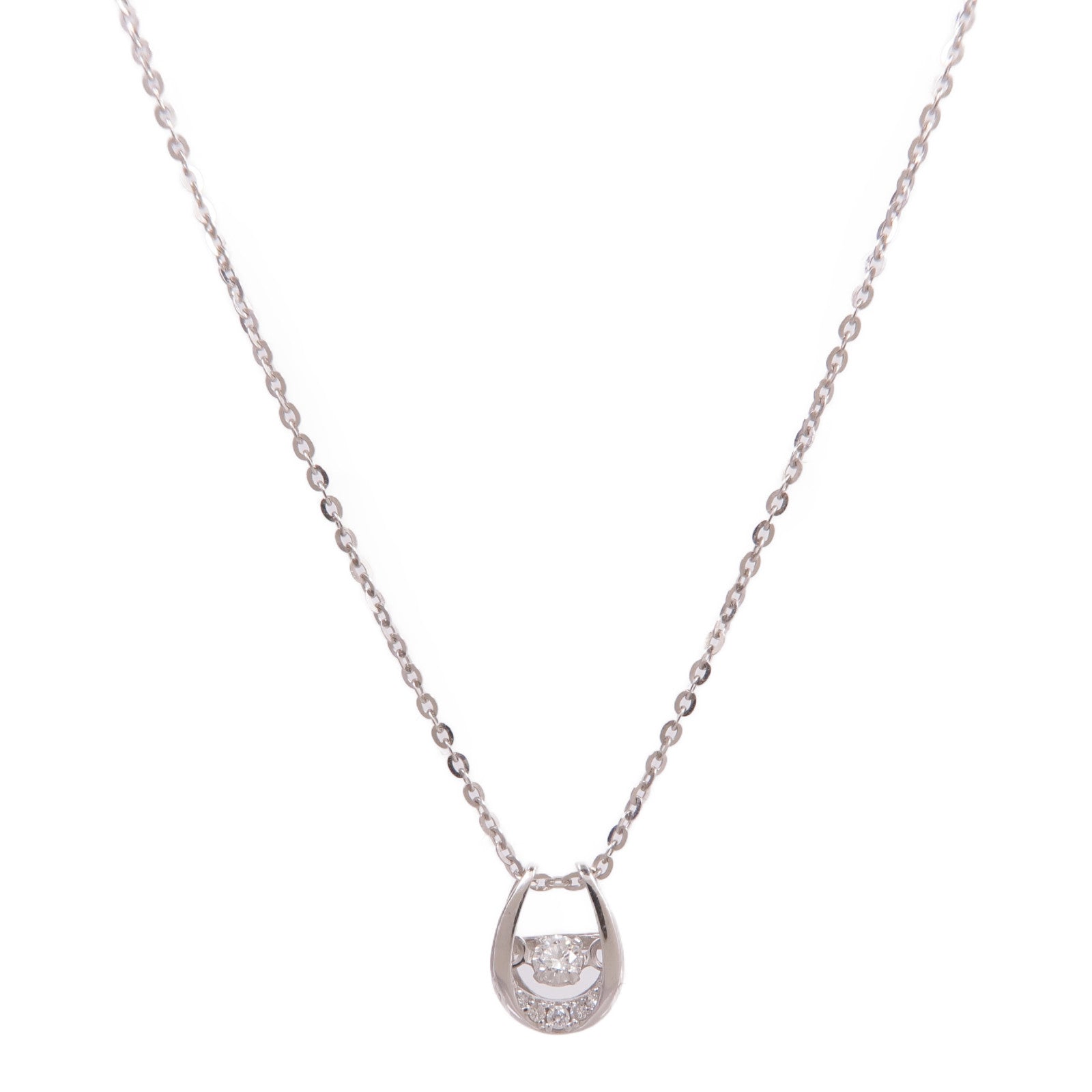 JEWELRY 18K白金Diamond Necklace鑽石項鍊