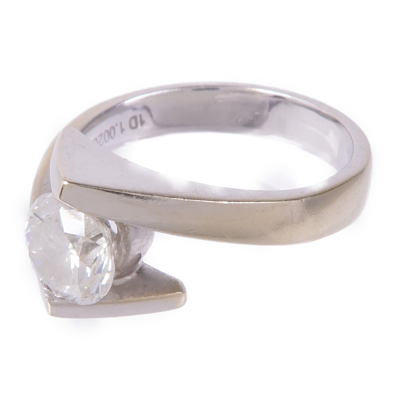 JEWELRY 【激減優惠】18K白金Diamond Ring鑽石戒指US#5.5